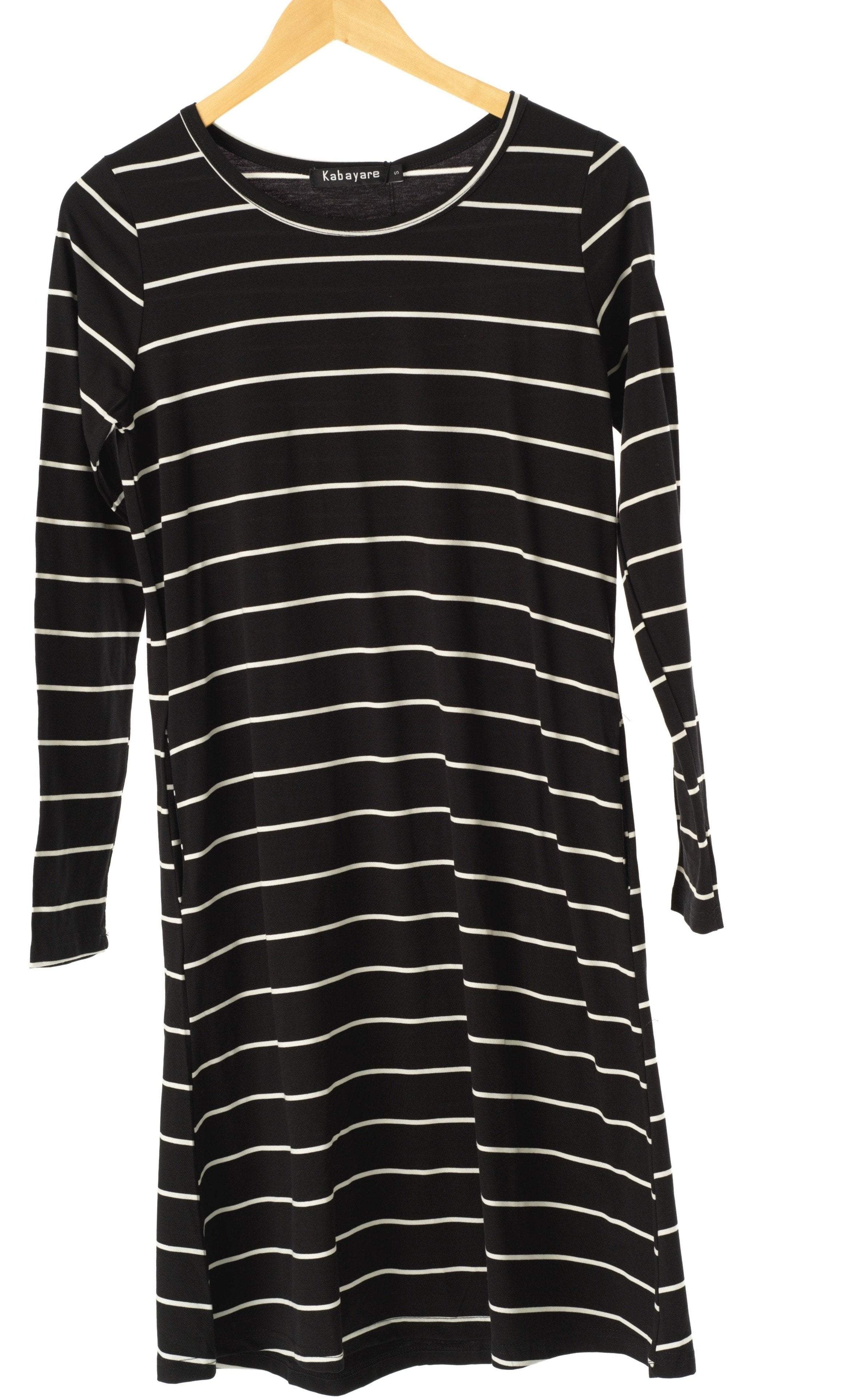 Cotton-striped midi top Kabayare