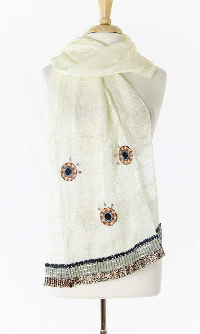 Creame Tribal Scarf Kabayare