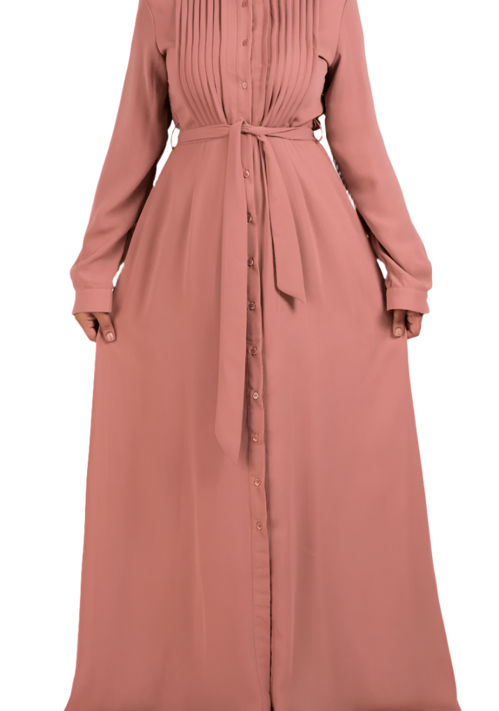 Crepe button maxi dress Kabayare