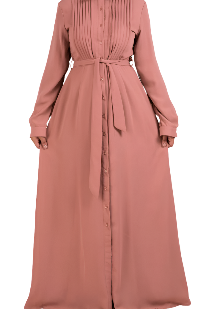 Crepe button maxi dress Kabayare