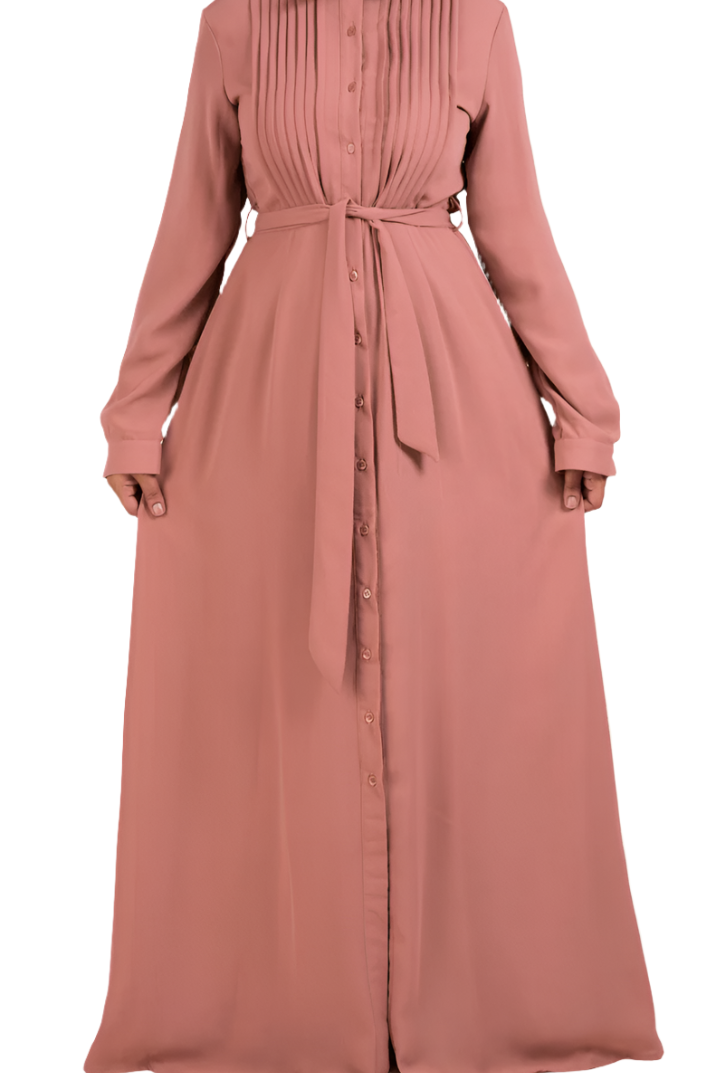 Crepe button maxi dress Kabayare
