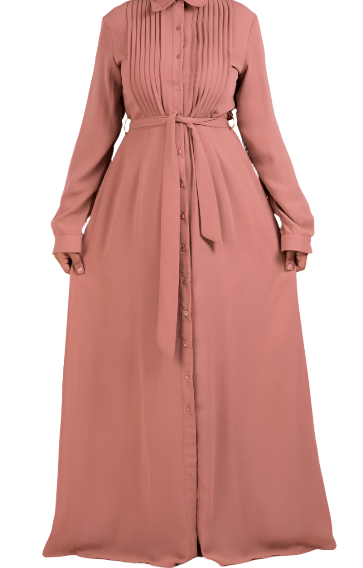 Crepe button maxi dress Kabayare