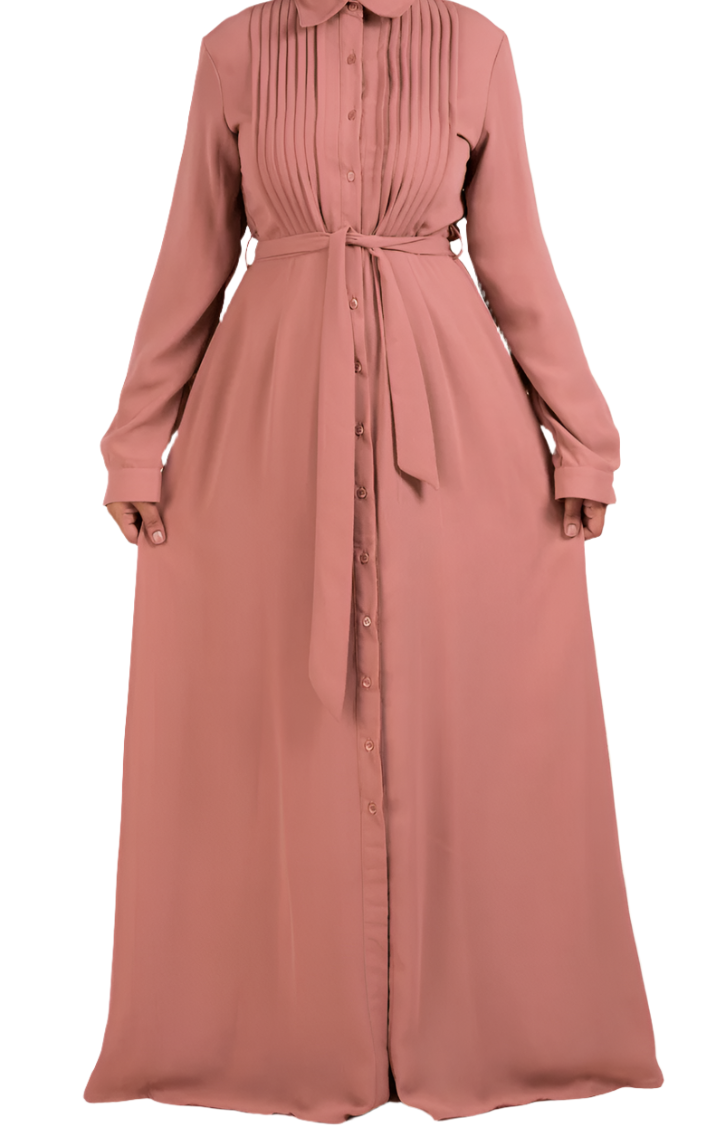 Crepe button maxi dress Kabayare