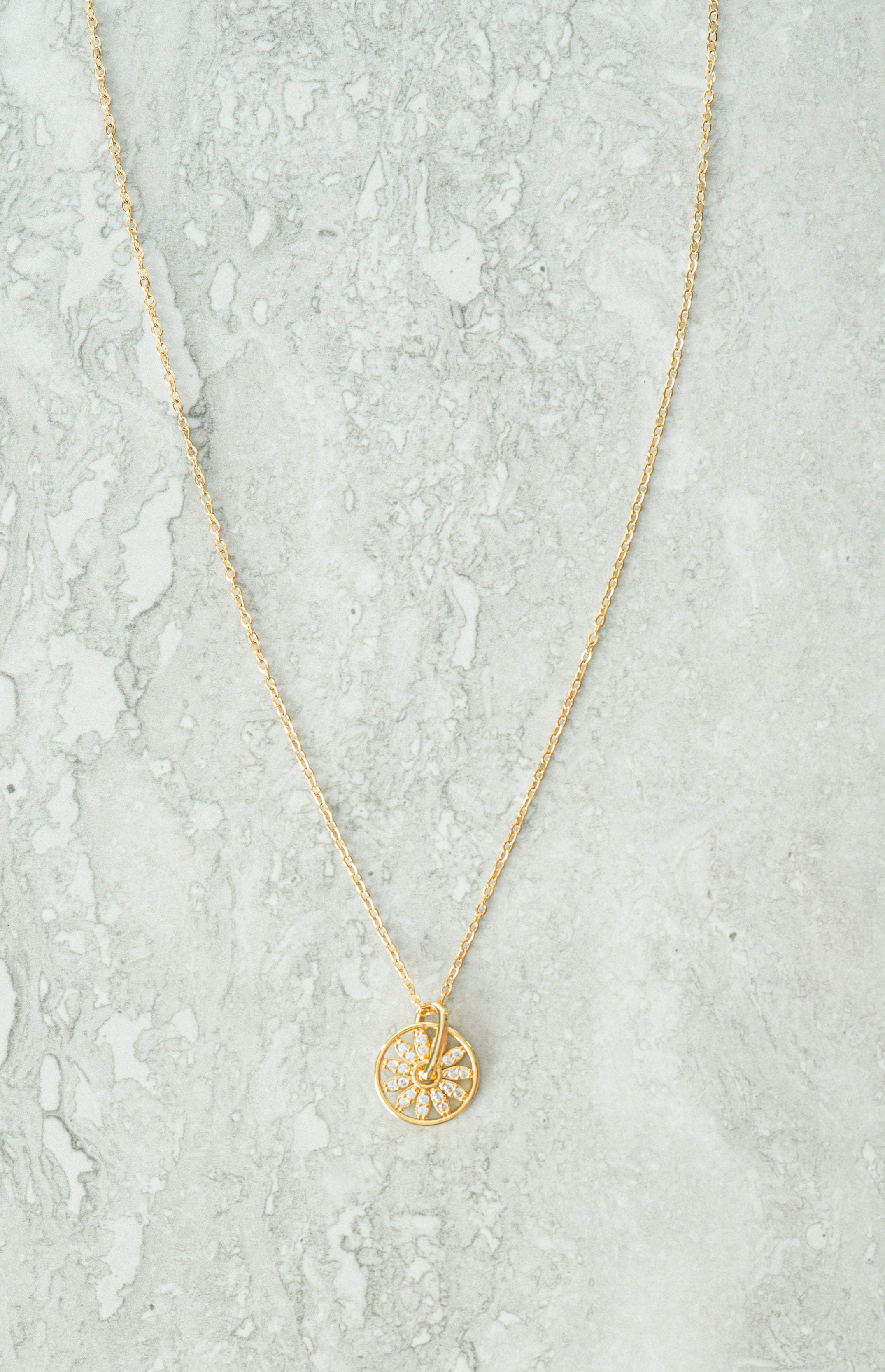 diamond spark gold necklace Kabayare