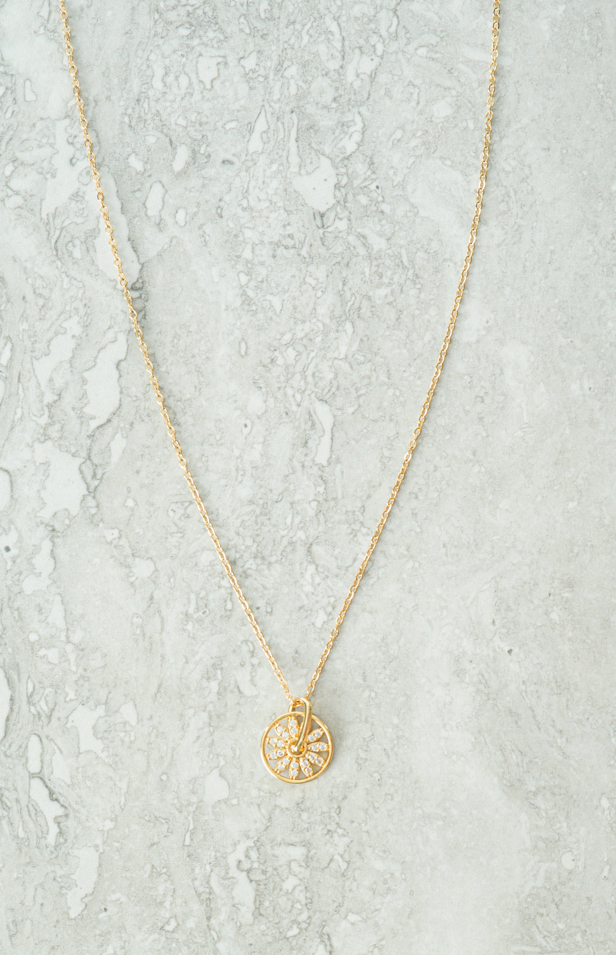 diamond spark gold necklace Kabayare