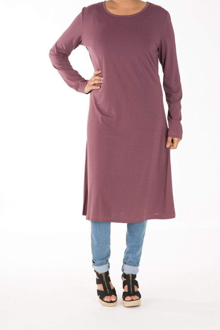 Dusty Rose Midi Dress Kabayare