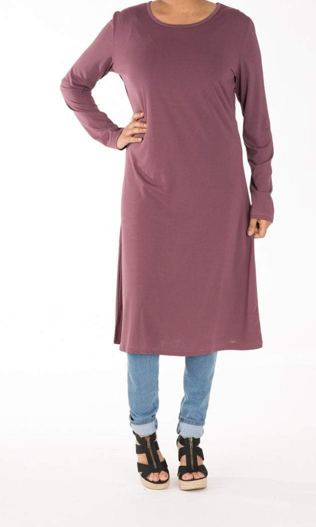 Dusty Rose Midi Dress Kabayare
