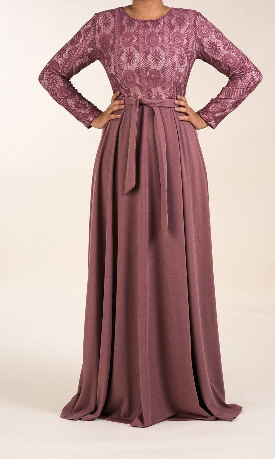Dusty rose reema maxi dress Kabayare