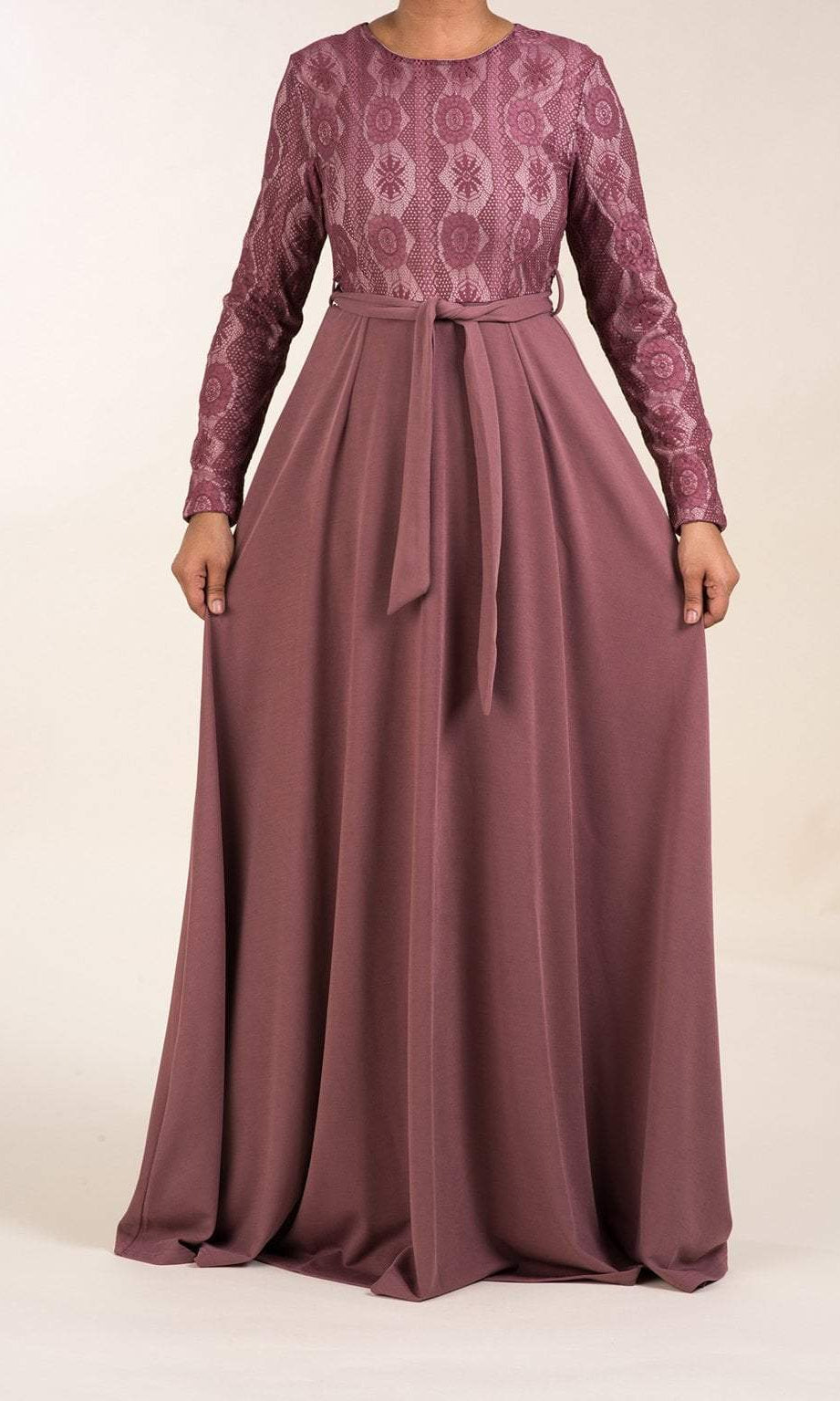 Dusty rose reema maxi dress Kabayare