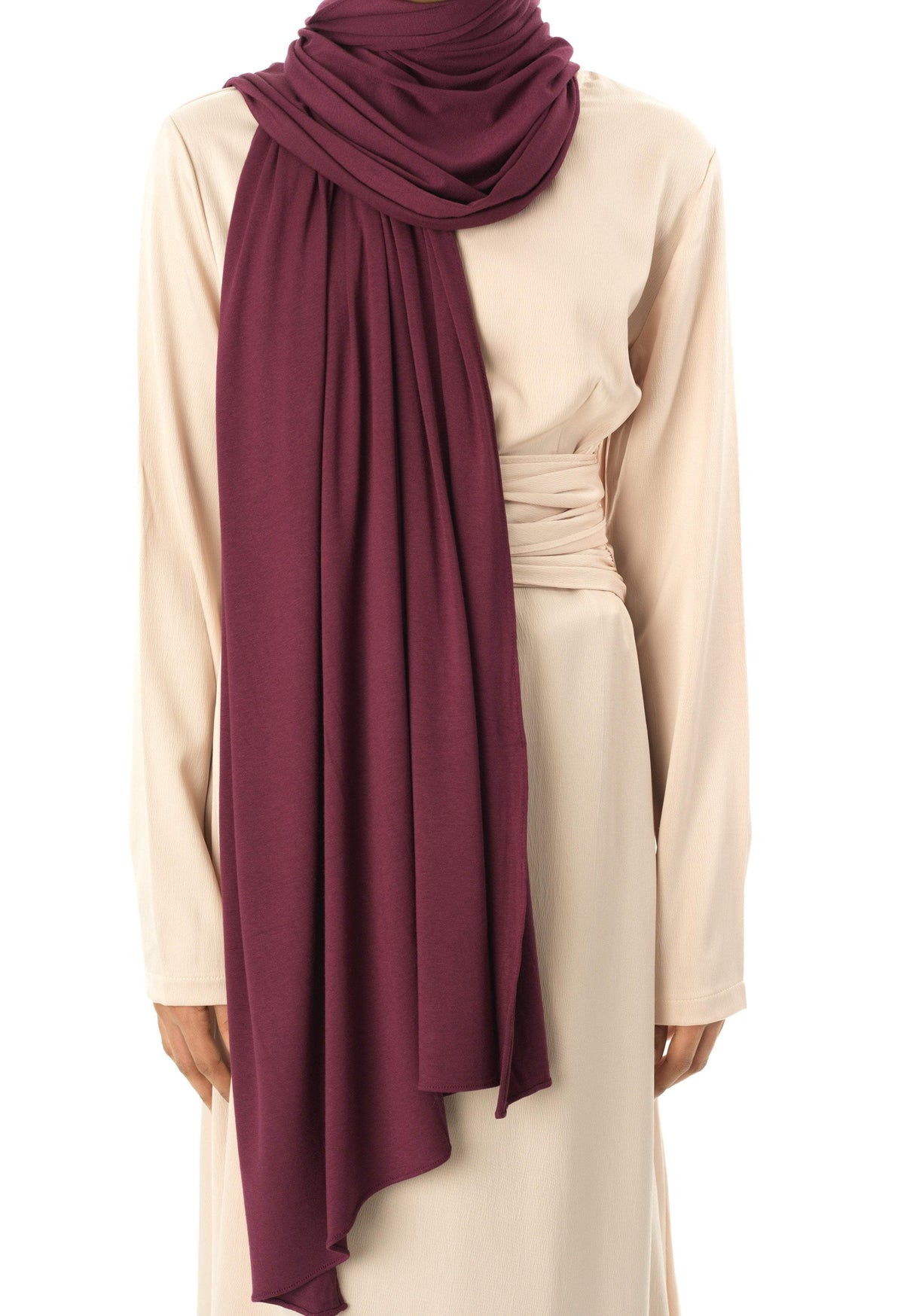 Eggplants Premium jersey hijab Kabayare