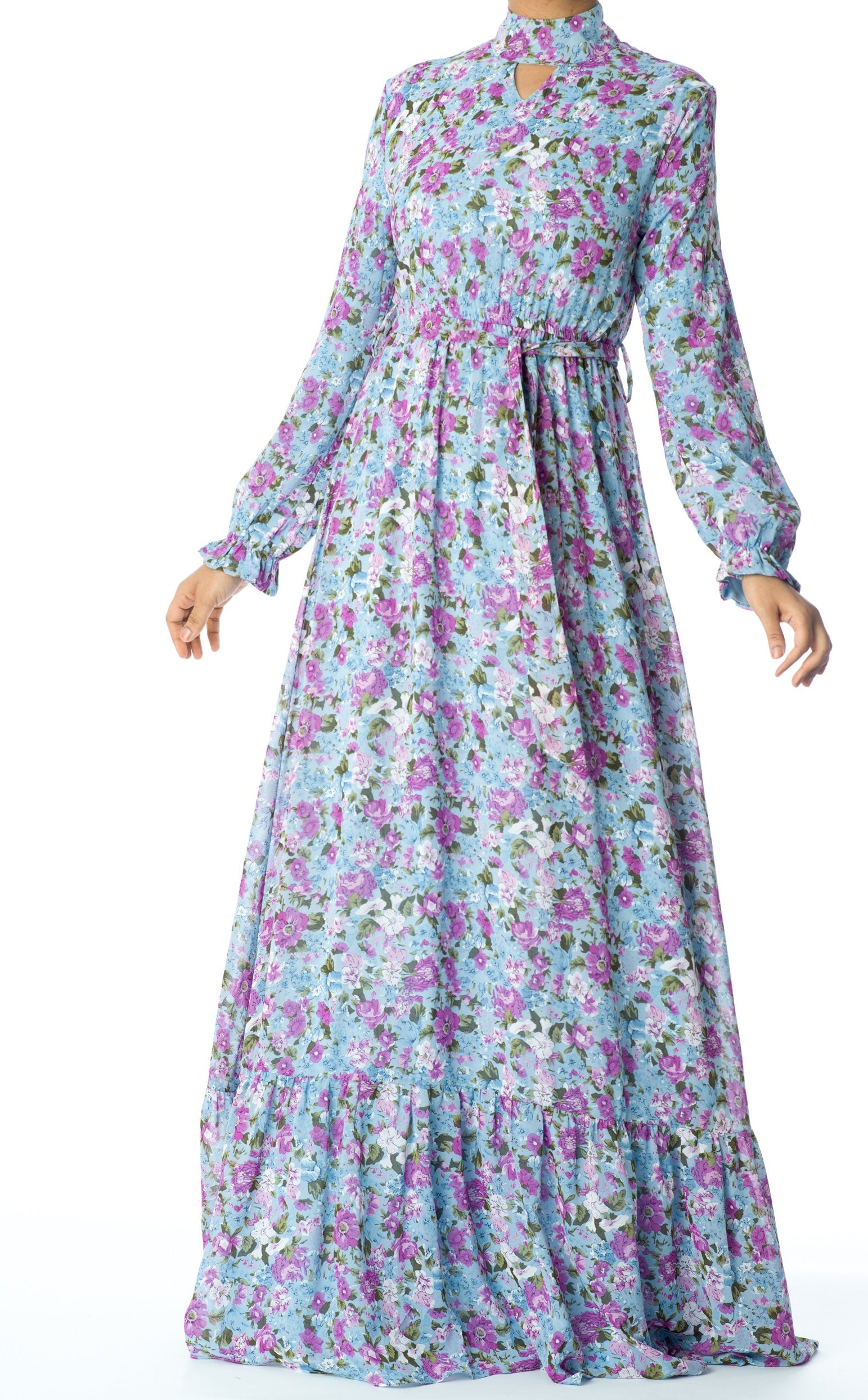Elegant florals romance Maxi dress Kabayare