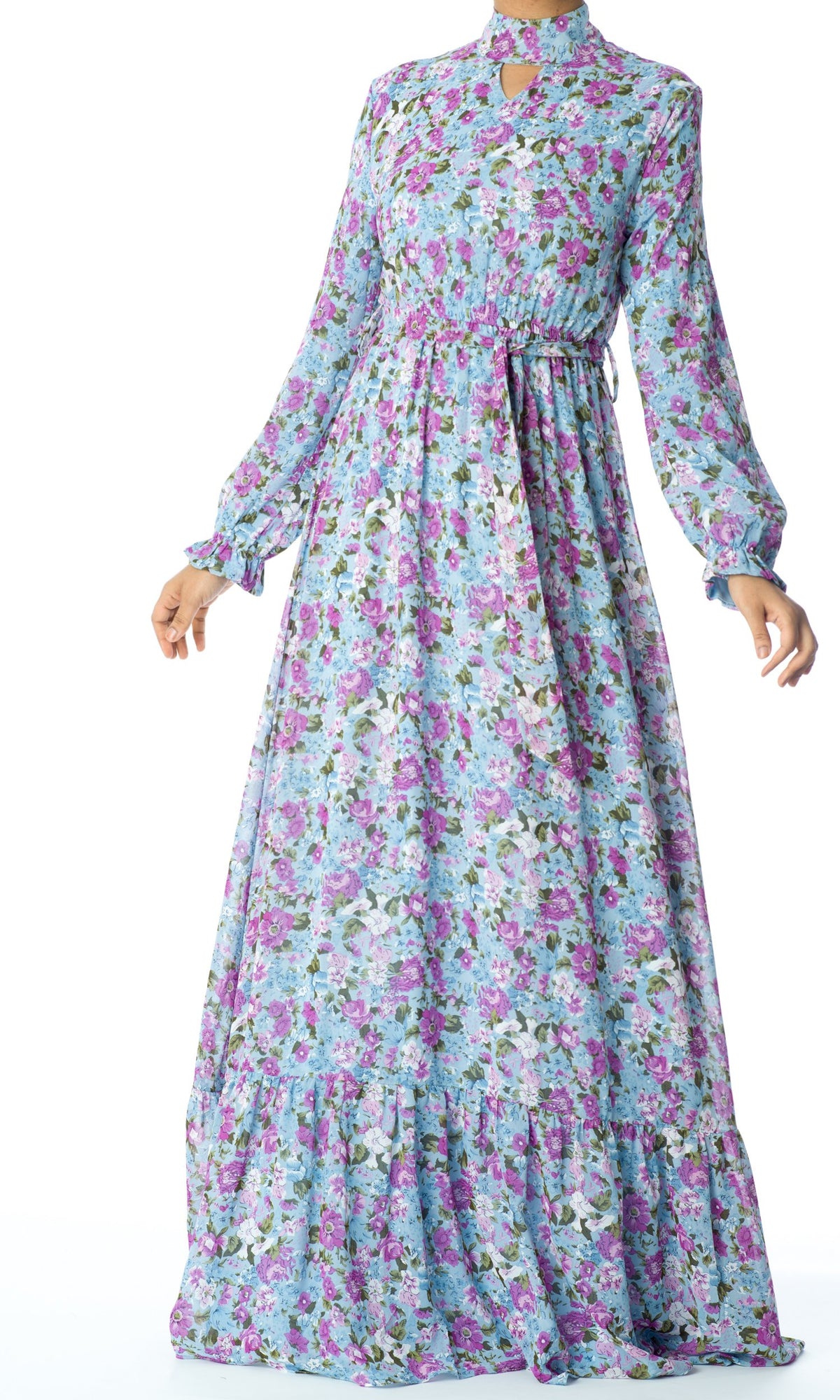 Elegant florals romance Maxi dress Kabayare