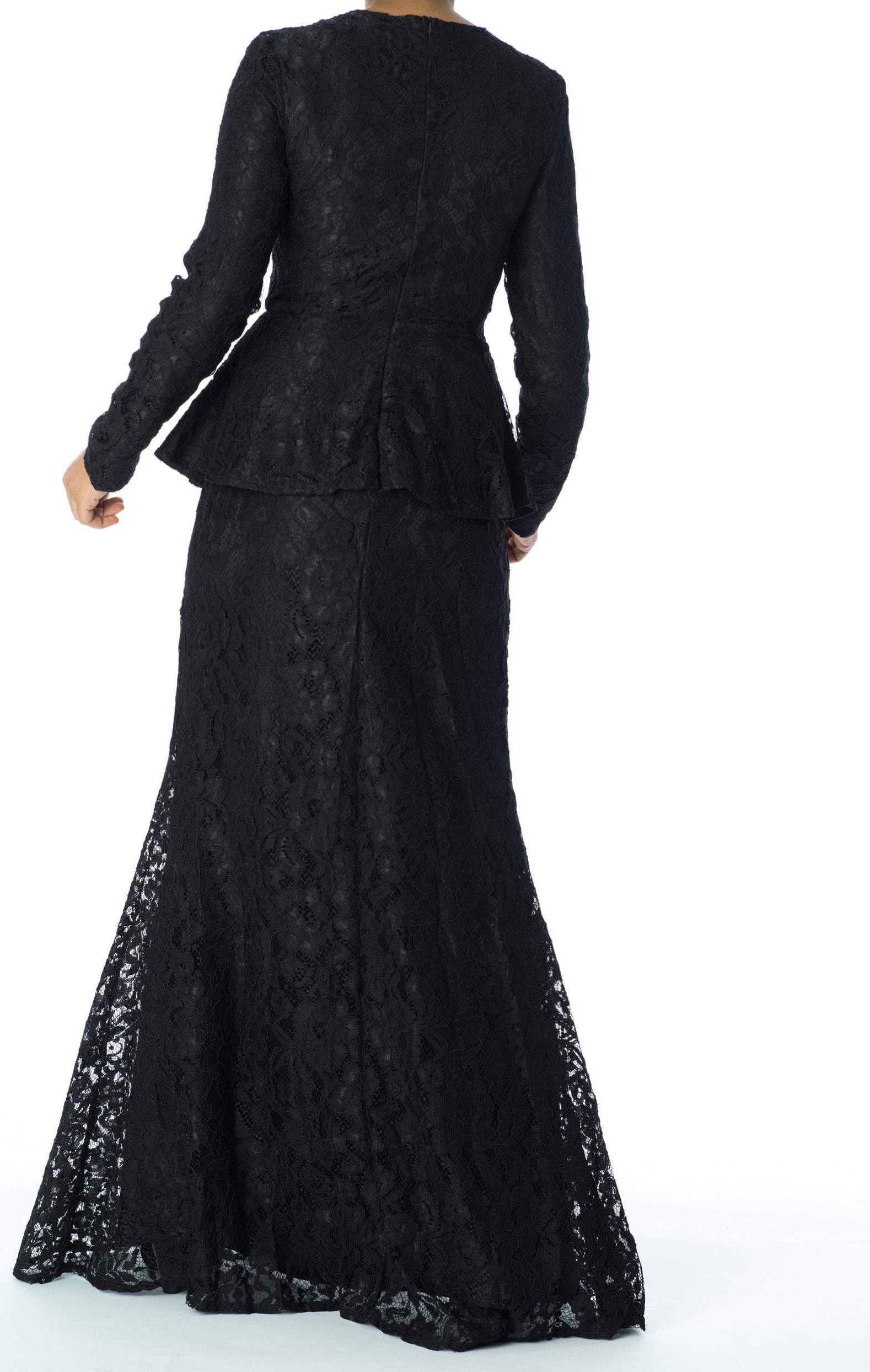 Elegant Lace peplum Dress Kabayare