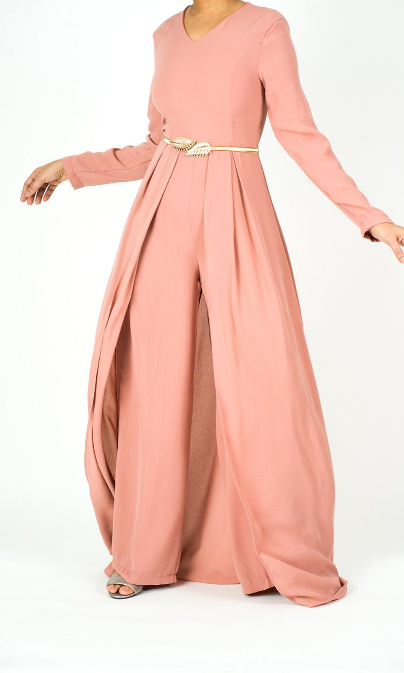 elegant long sleeve playsuit Maxi Kabayare