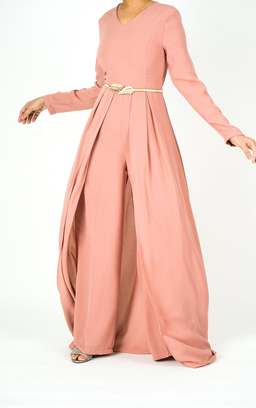 elegant long sleeve playsuit Maxi Kabayare