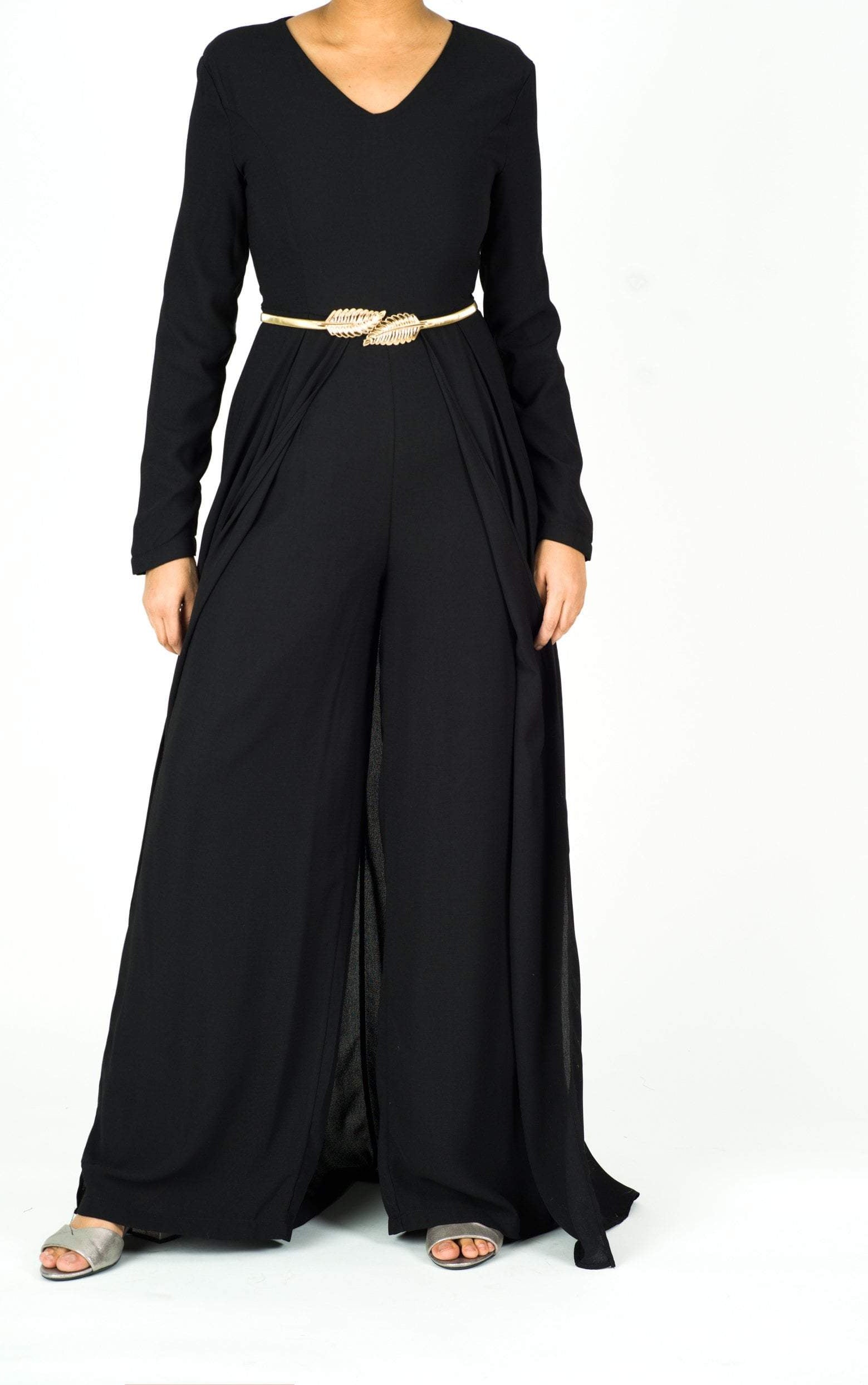 elegant long sleeve playsuit Maxi Kabayare