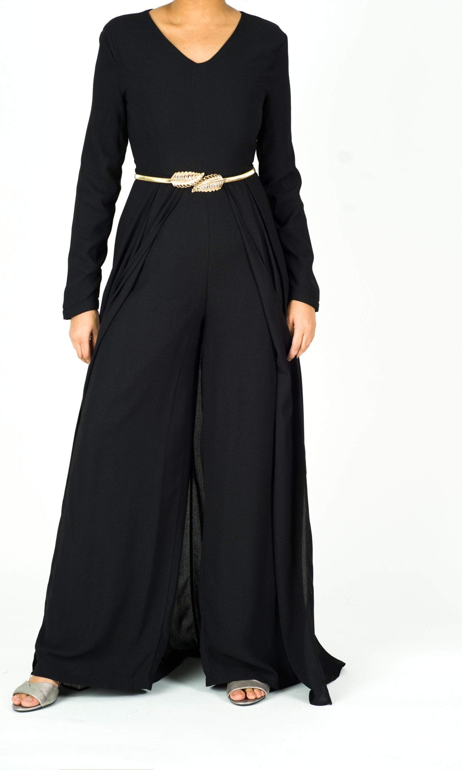 elegant long sleeve playsuit Maxi Kabayare