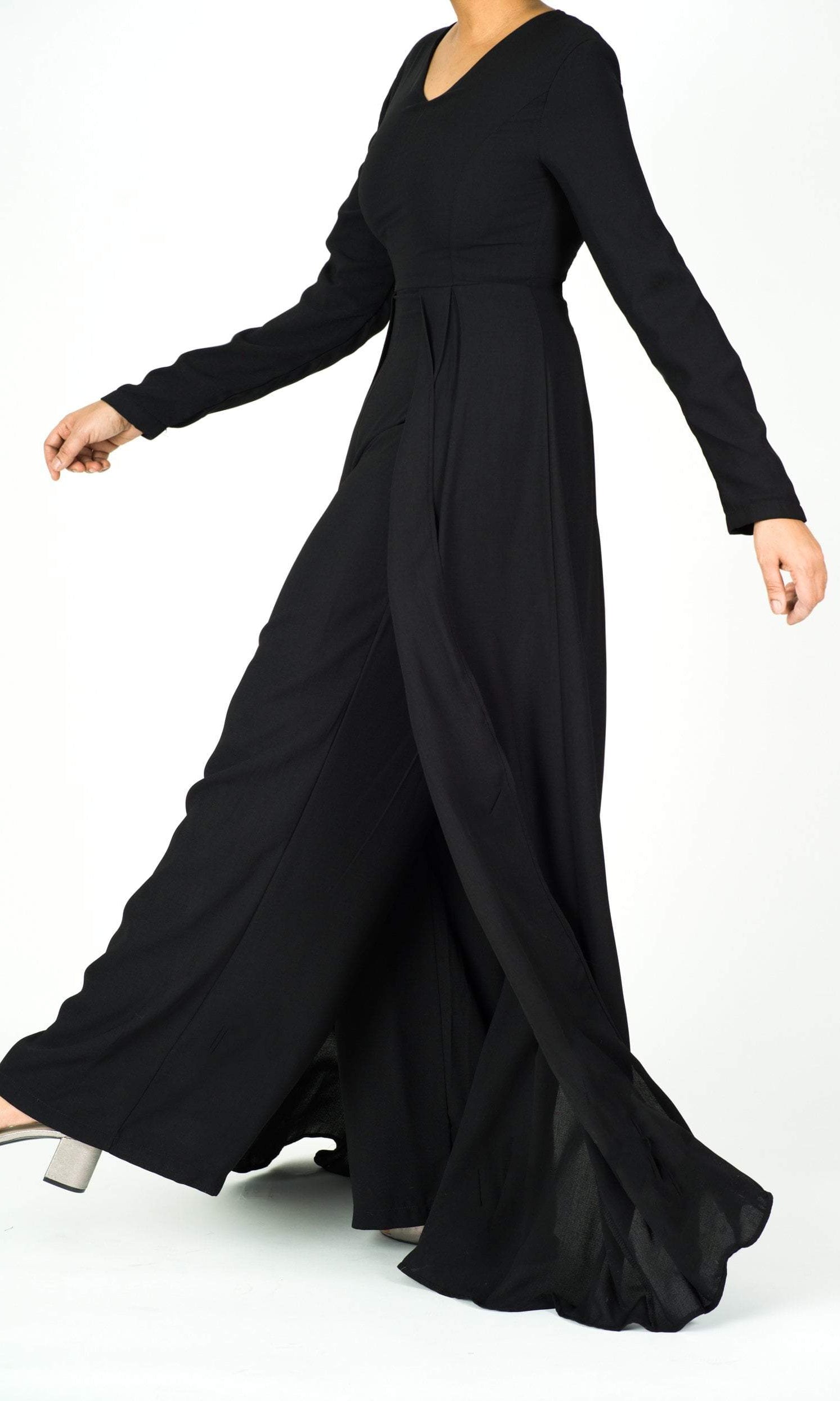 elegant long sleeve playsuit Maxi Kabayare