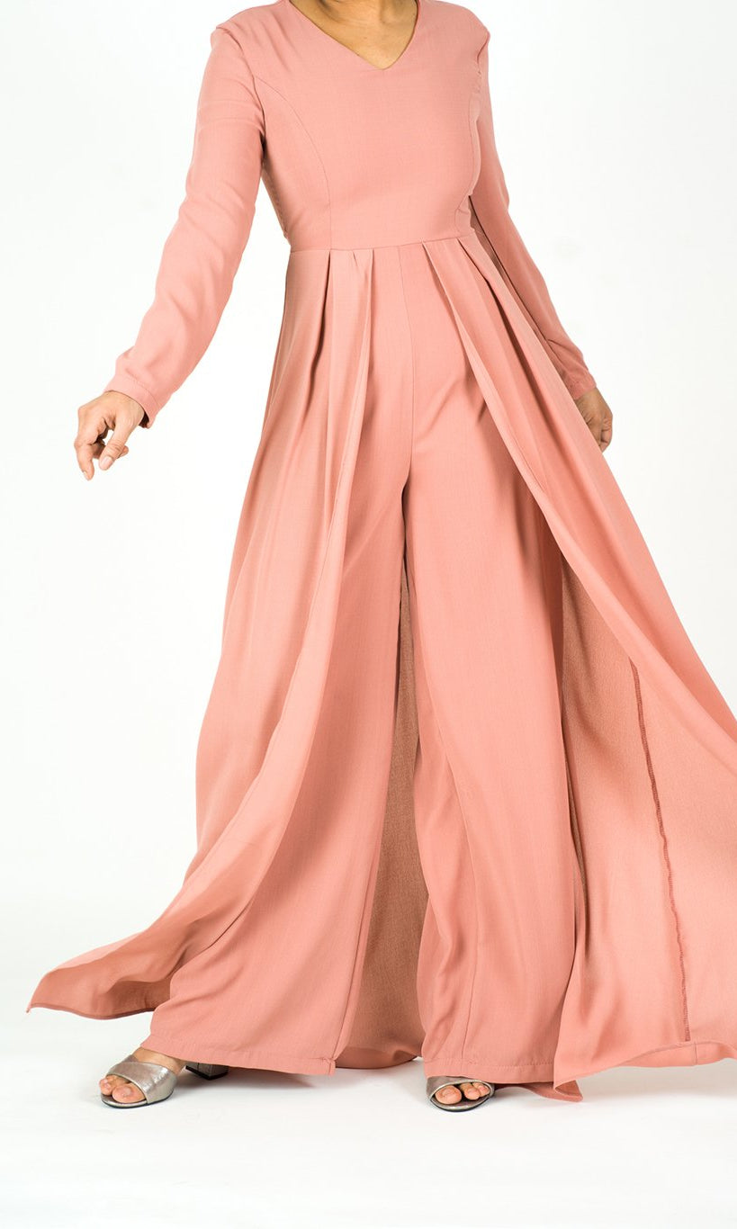 elegant long sleeve playsuit Maxi Kabayare