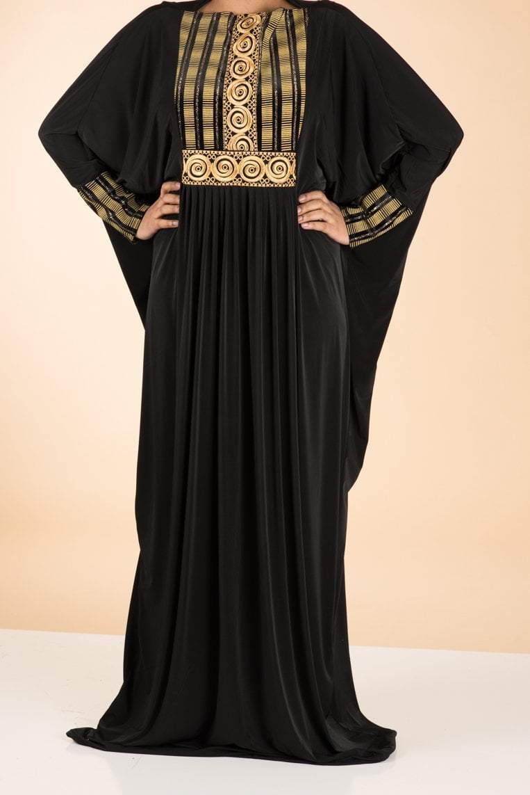 Embroidery QC Butterfly Abaya Kabayare