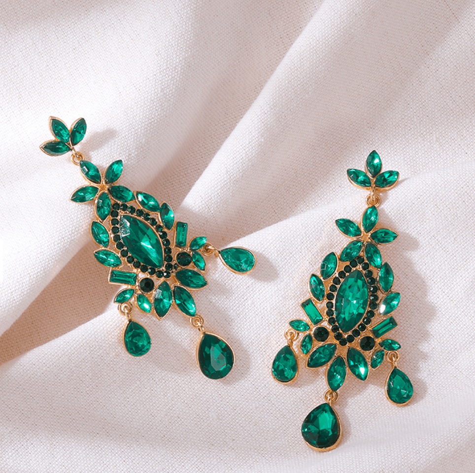 Emerald Grace Drop earrings Kabayare