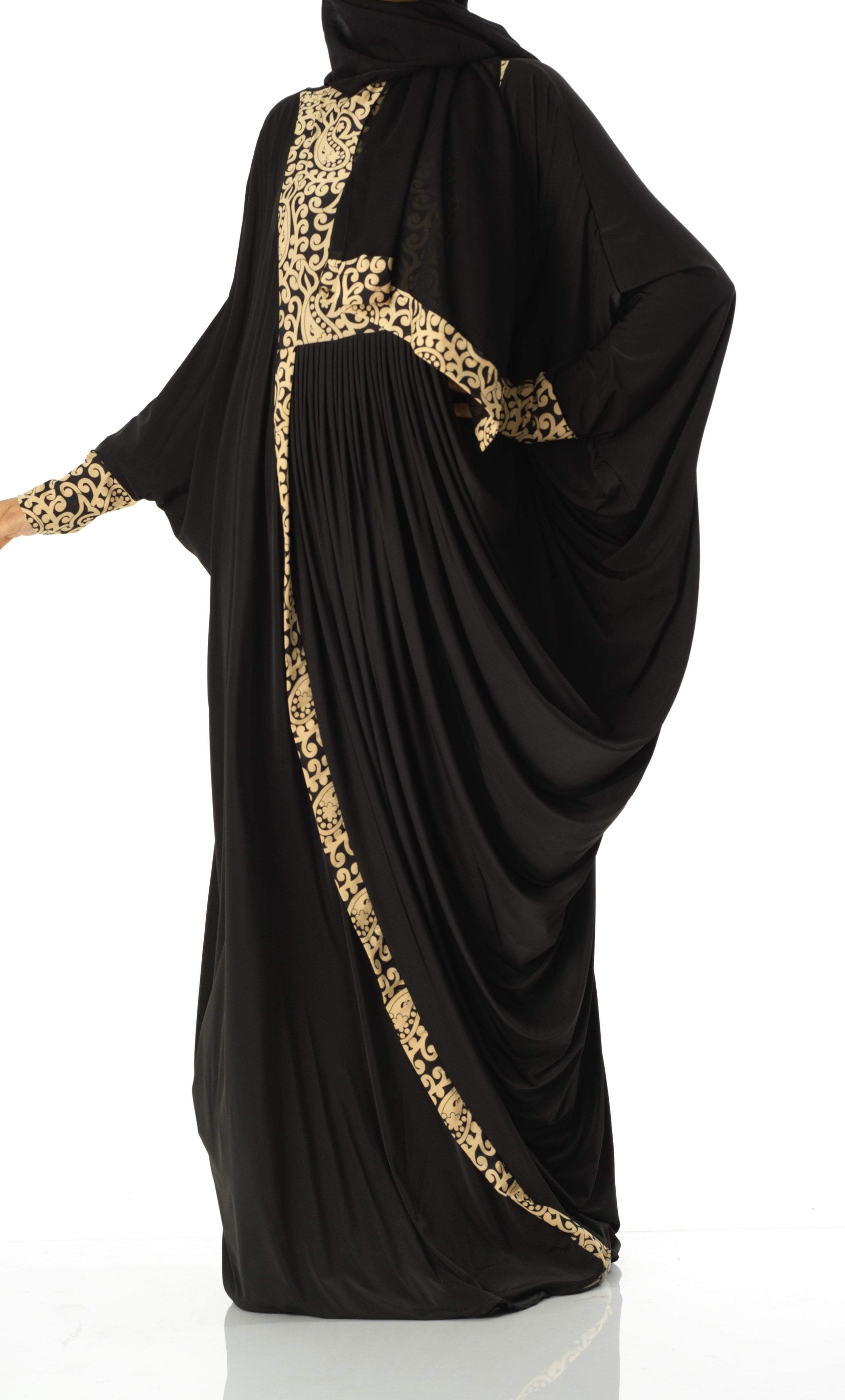 Eye catching butterfly jersey abaya Kabayare Fashion (6819996467378)