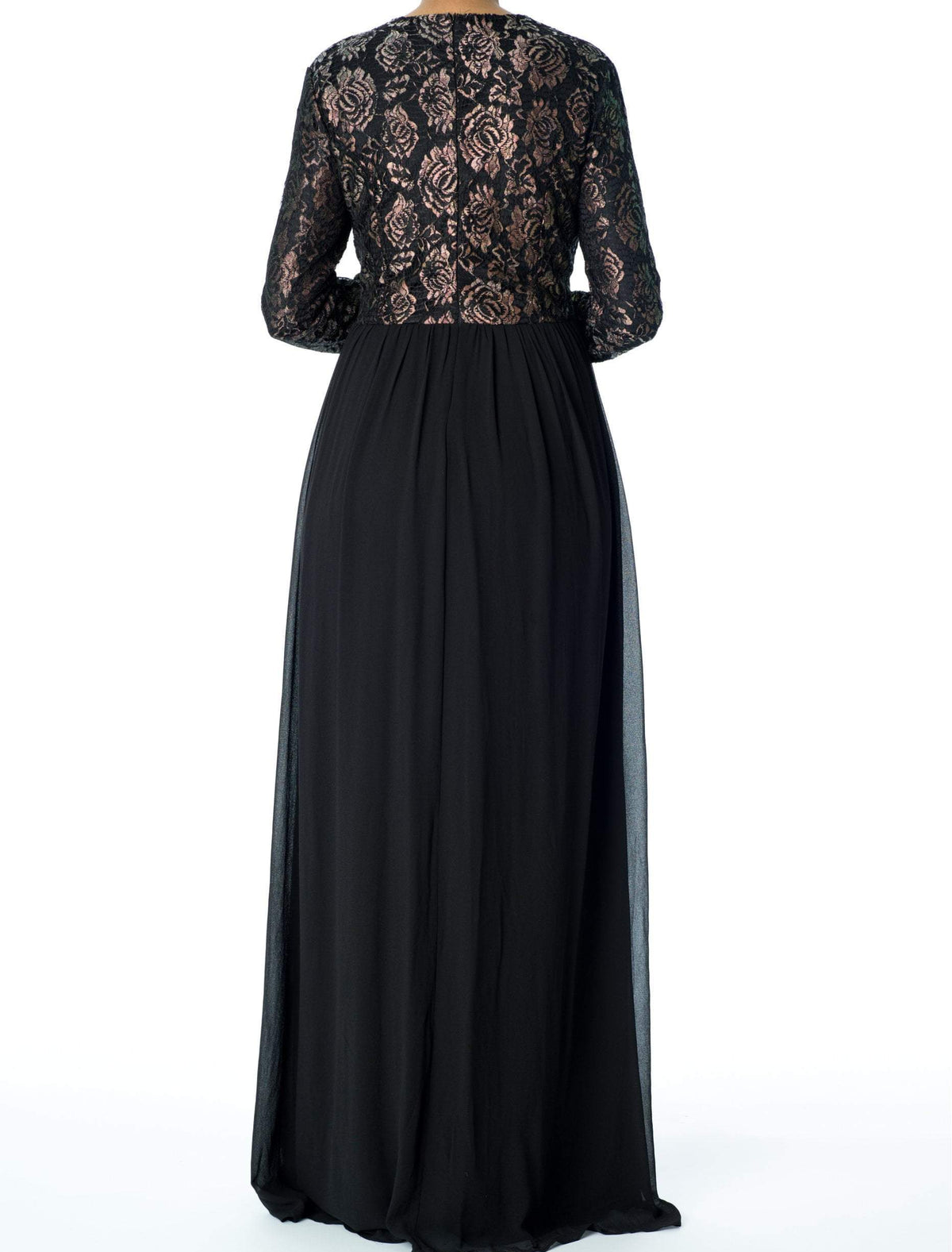 FAIRYTALE Lace detail chiffon dress Kabayare