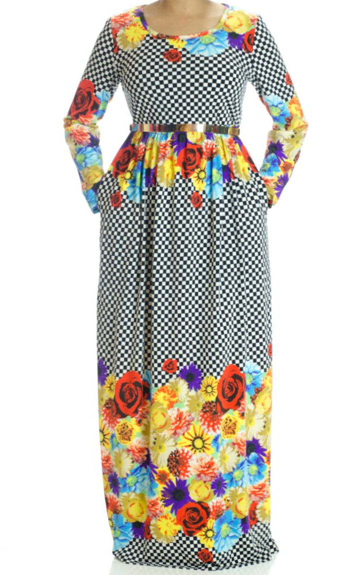 Fete of Florists Maxi Dress Kabayare