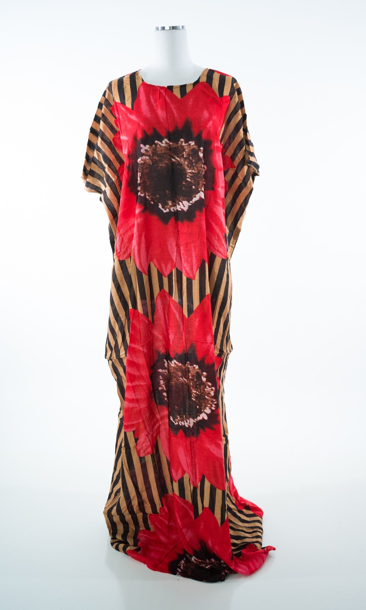 Floral and stripes bati dress Kabayare