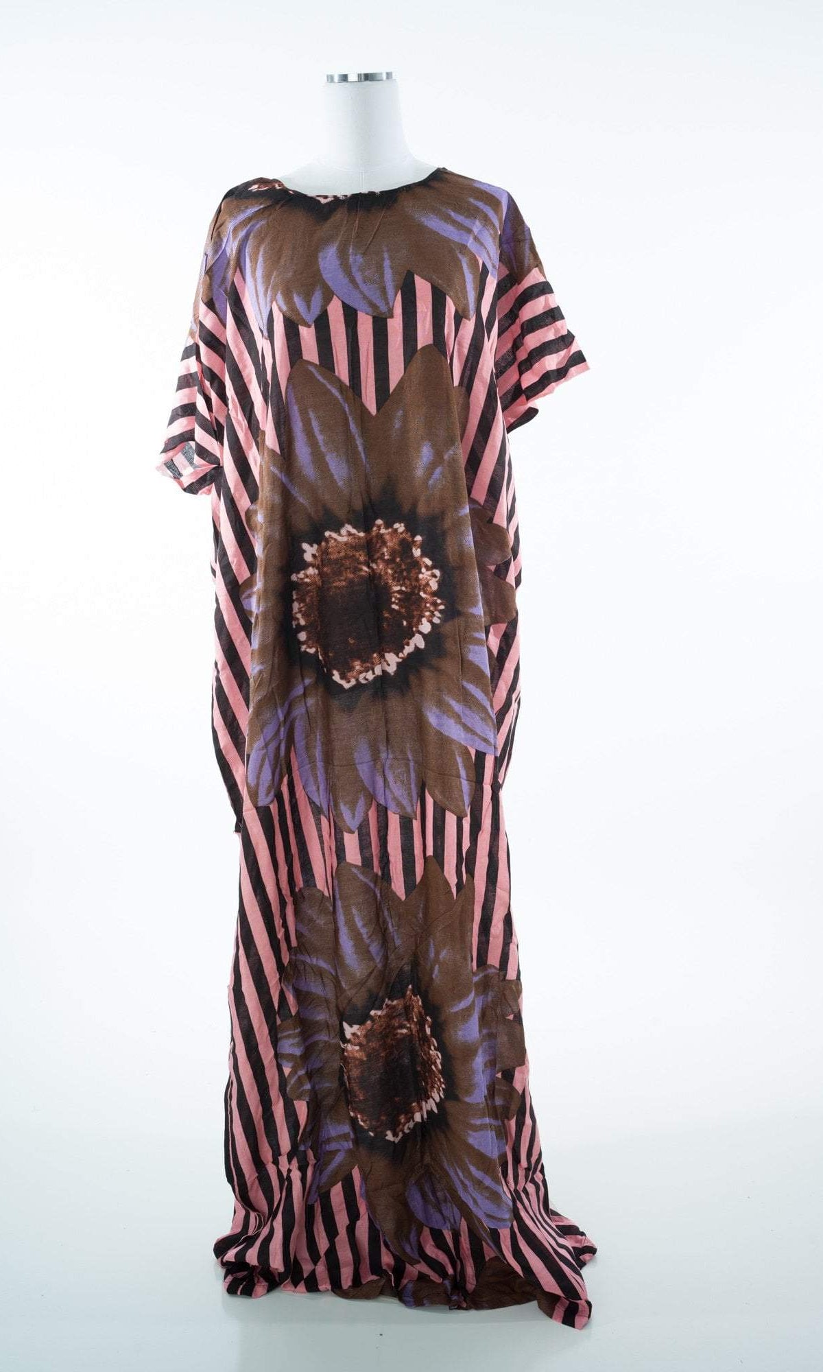 Floral and stripes bati dress Kabayare