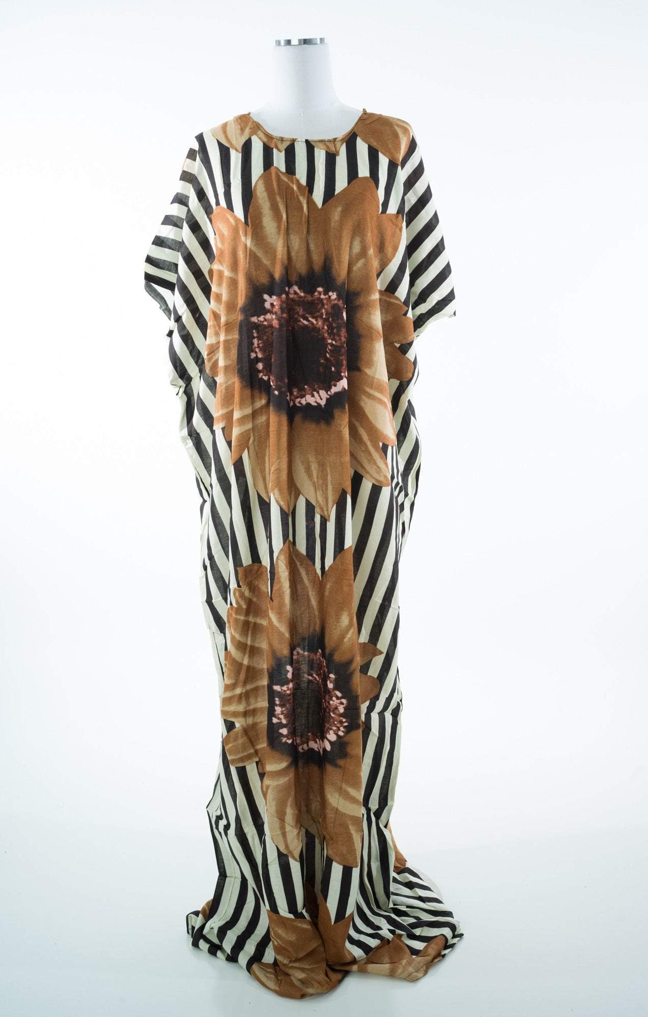 Floral and stripes bati dress Kabayare