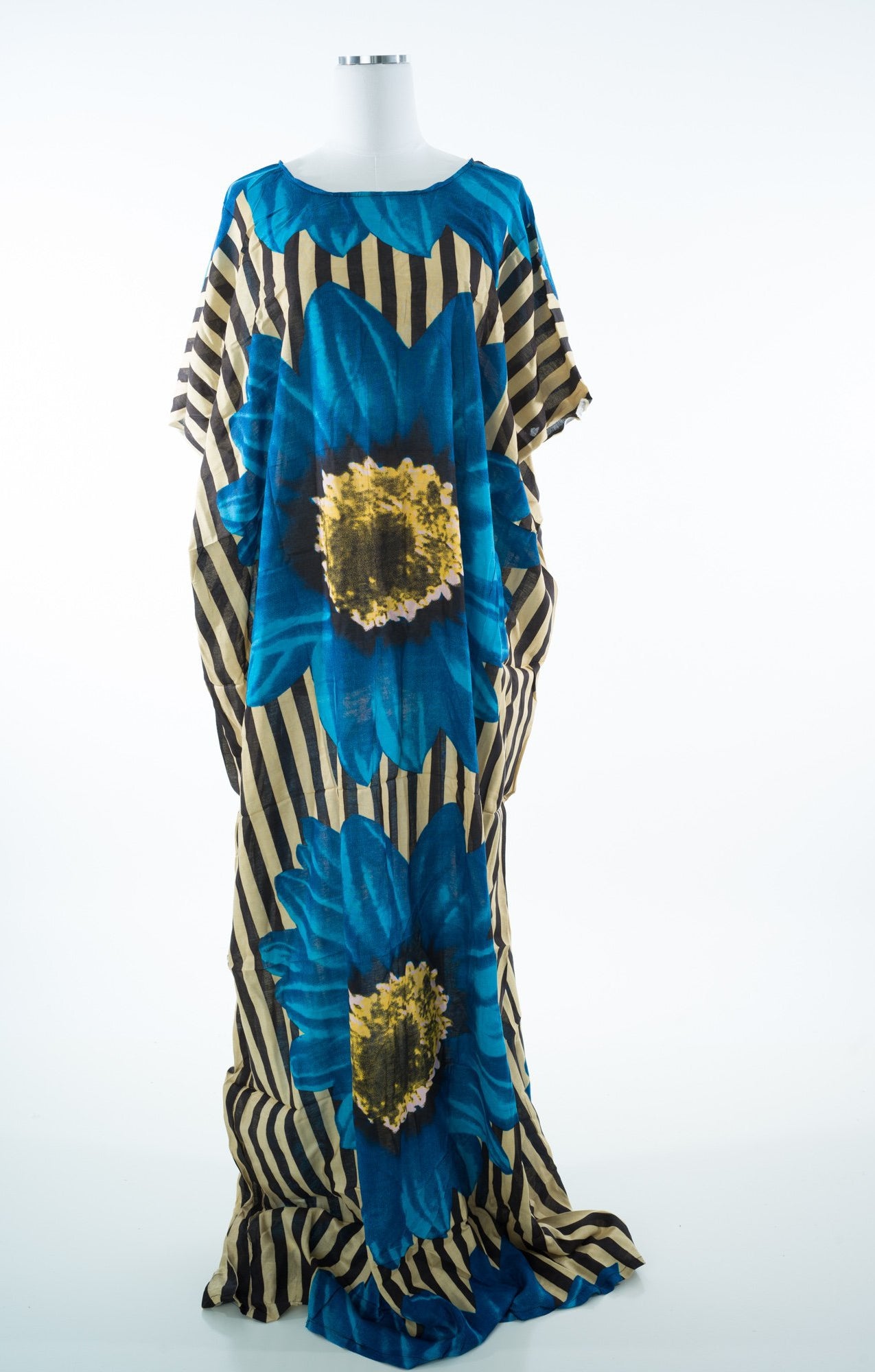 Floral and stripes bati dress Kabayare