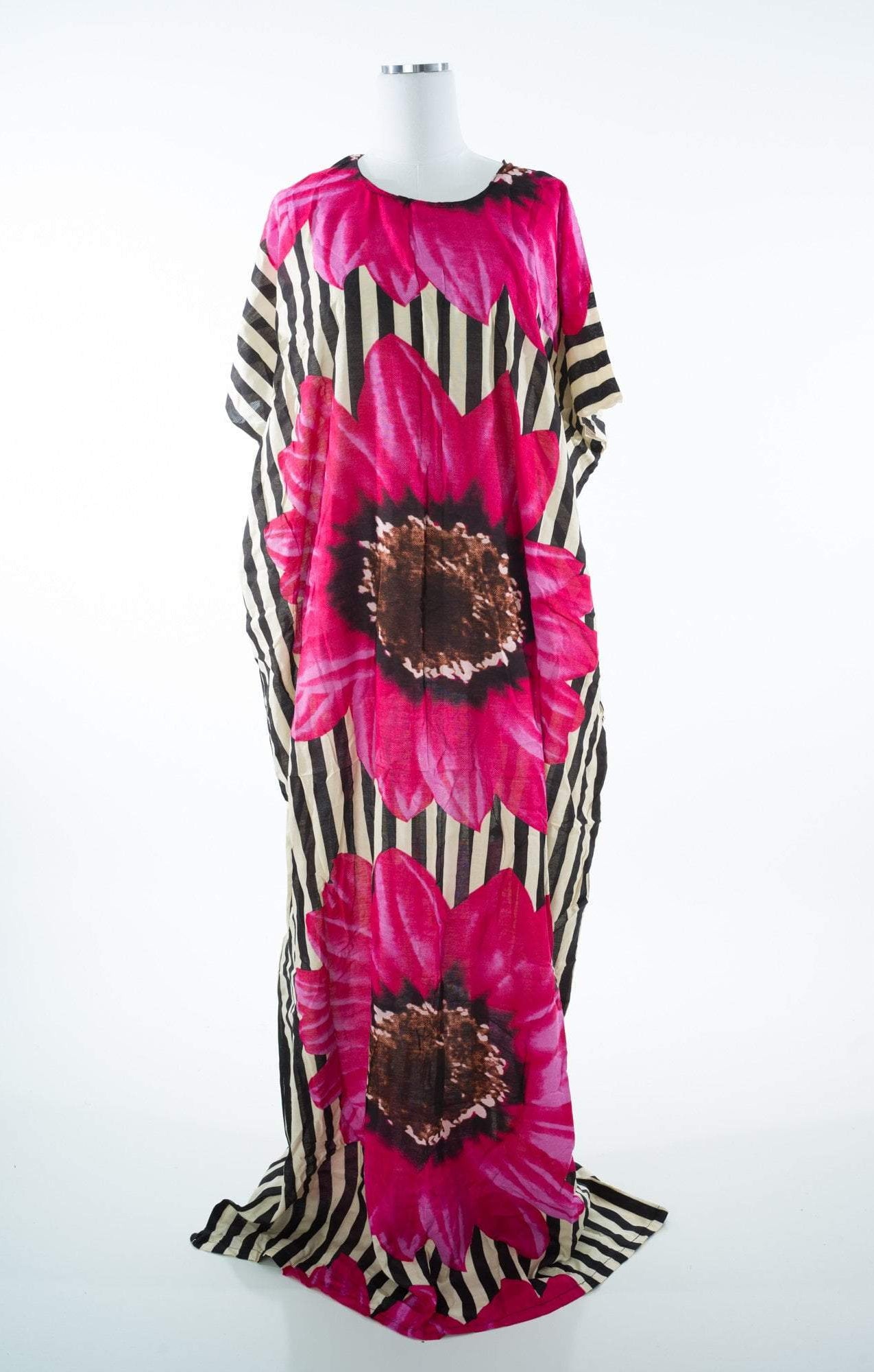 Floral and stripes bati dress Kabayare