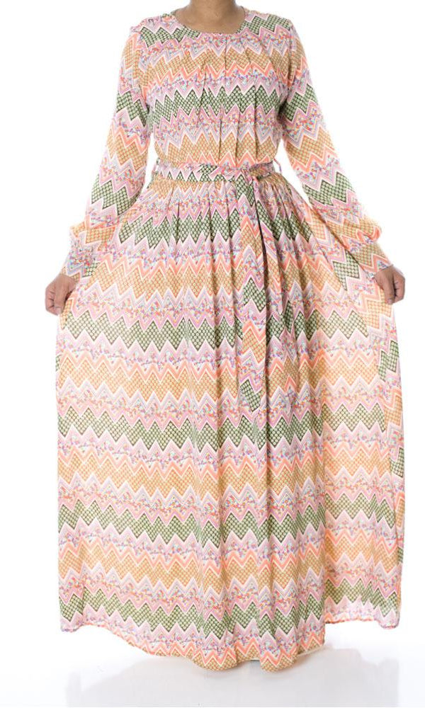 Floral Pastry maxi dress Kabayare