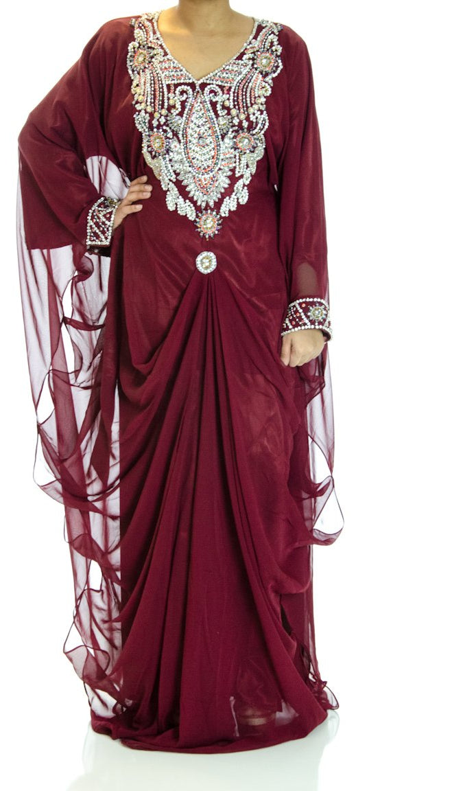 Francisa beads Swarovski Kaftan Kabayare