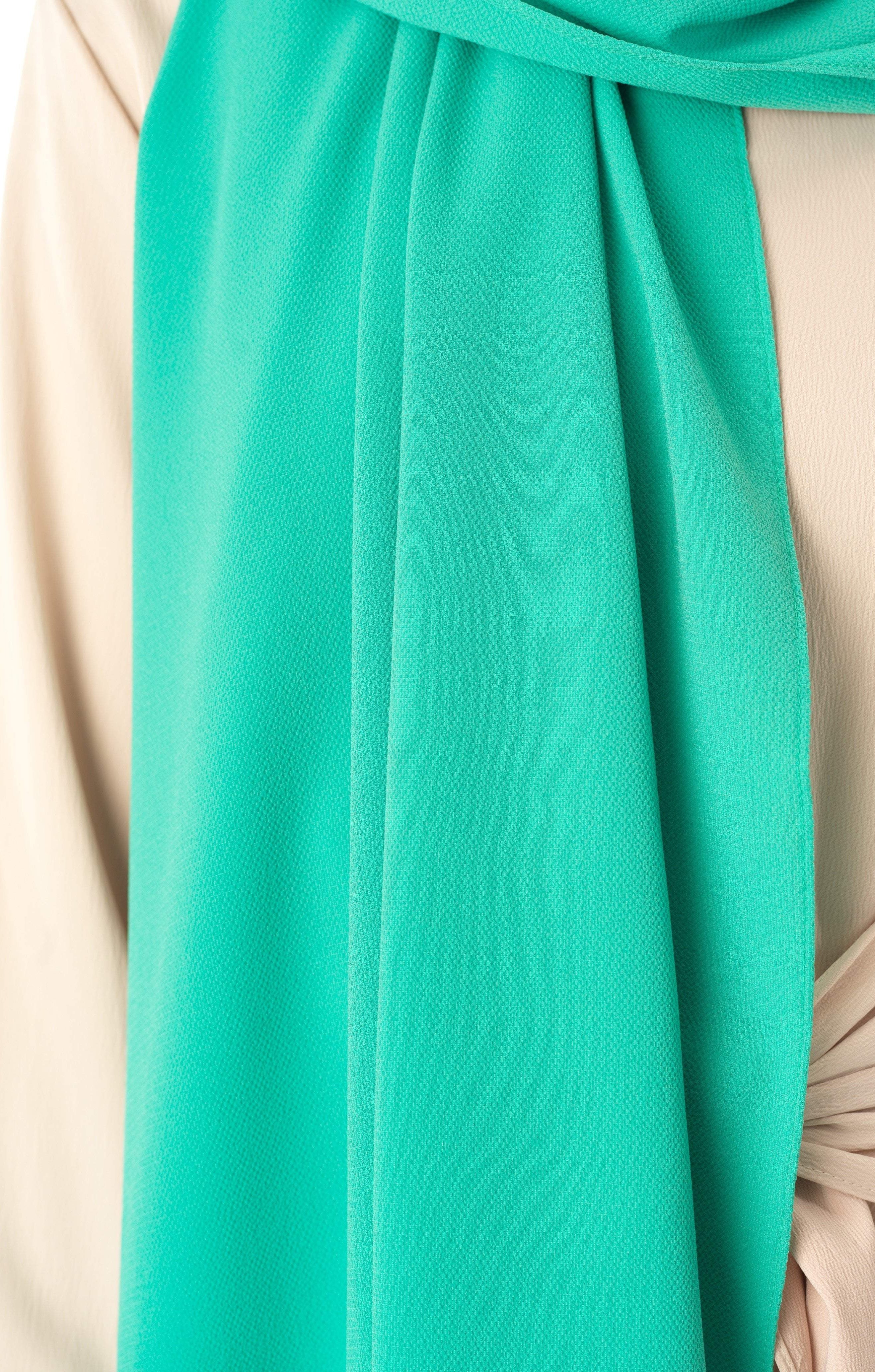 Fresh Mint fabulous crepe Hijab Kabayare