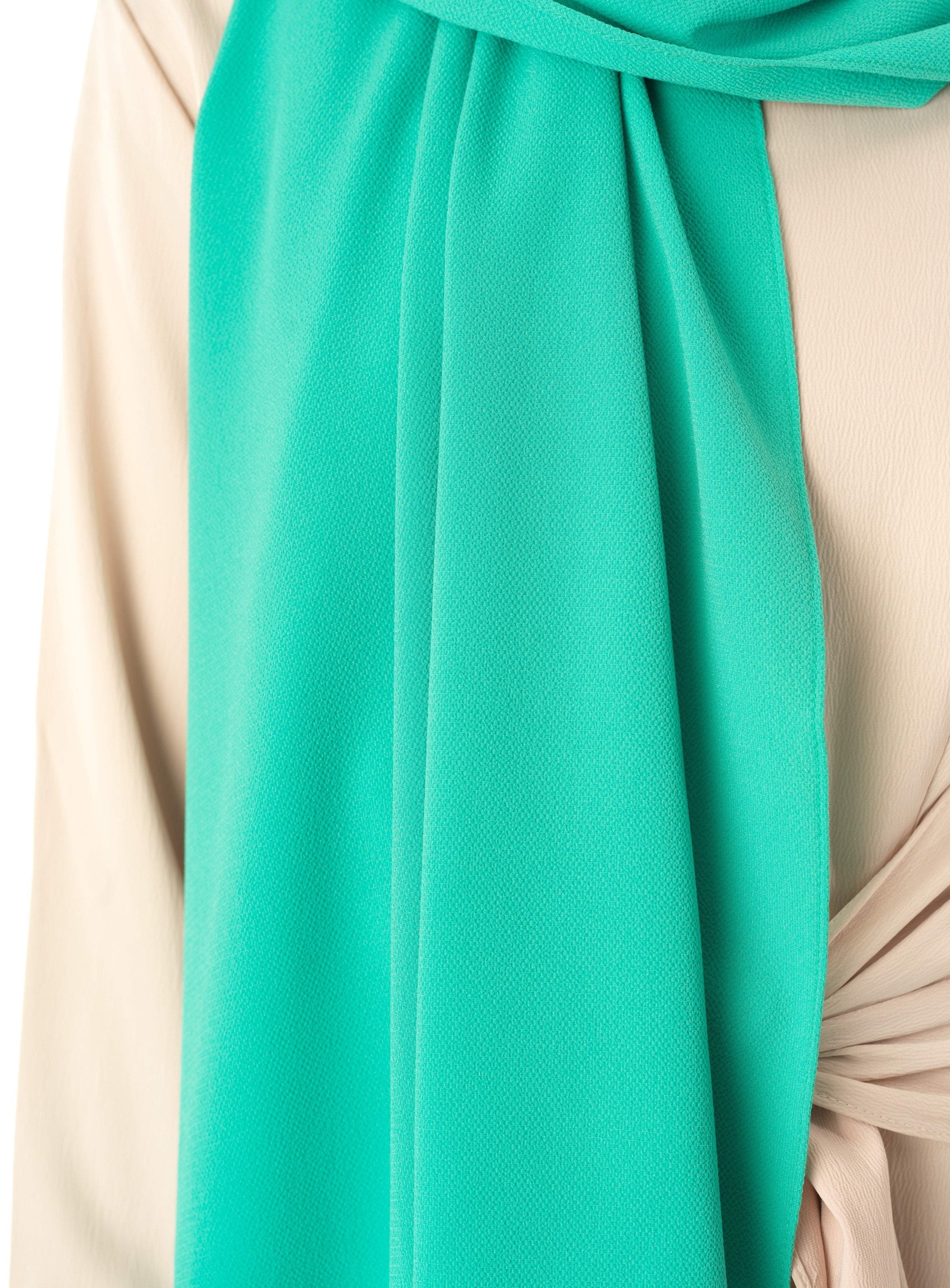 Fresh Mint fabulous crepe Hijab Kabayare