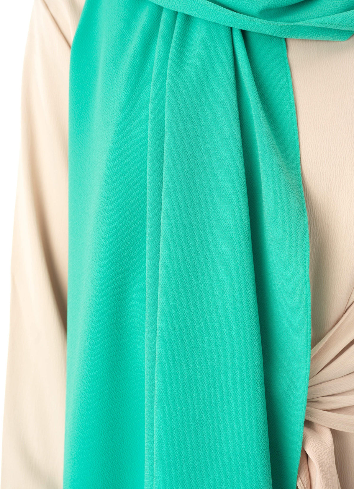 Fresh Mint fabulous crepe Hijab Kabayare