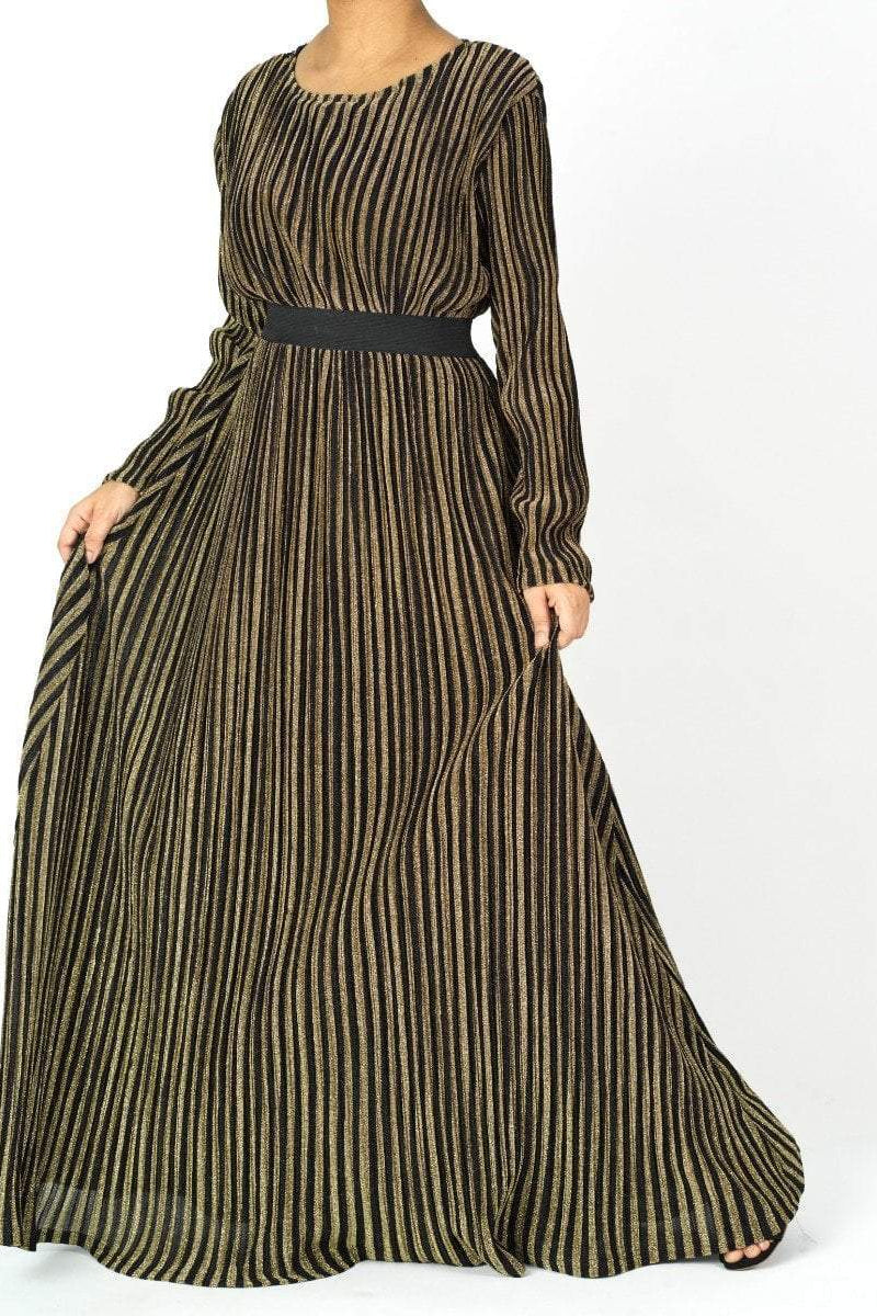 Glam and Shimmer maxi dress Kabayare