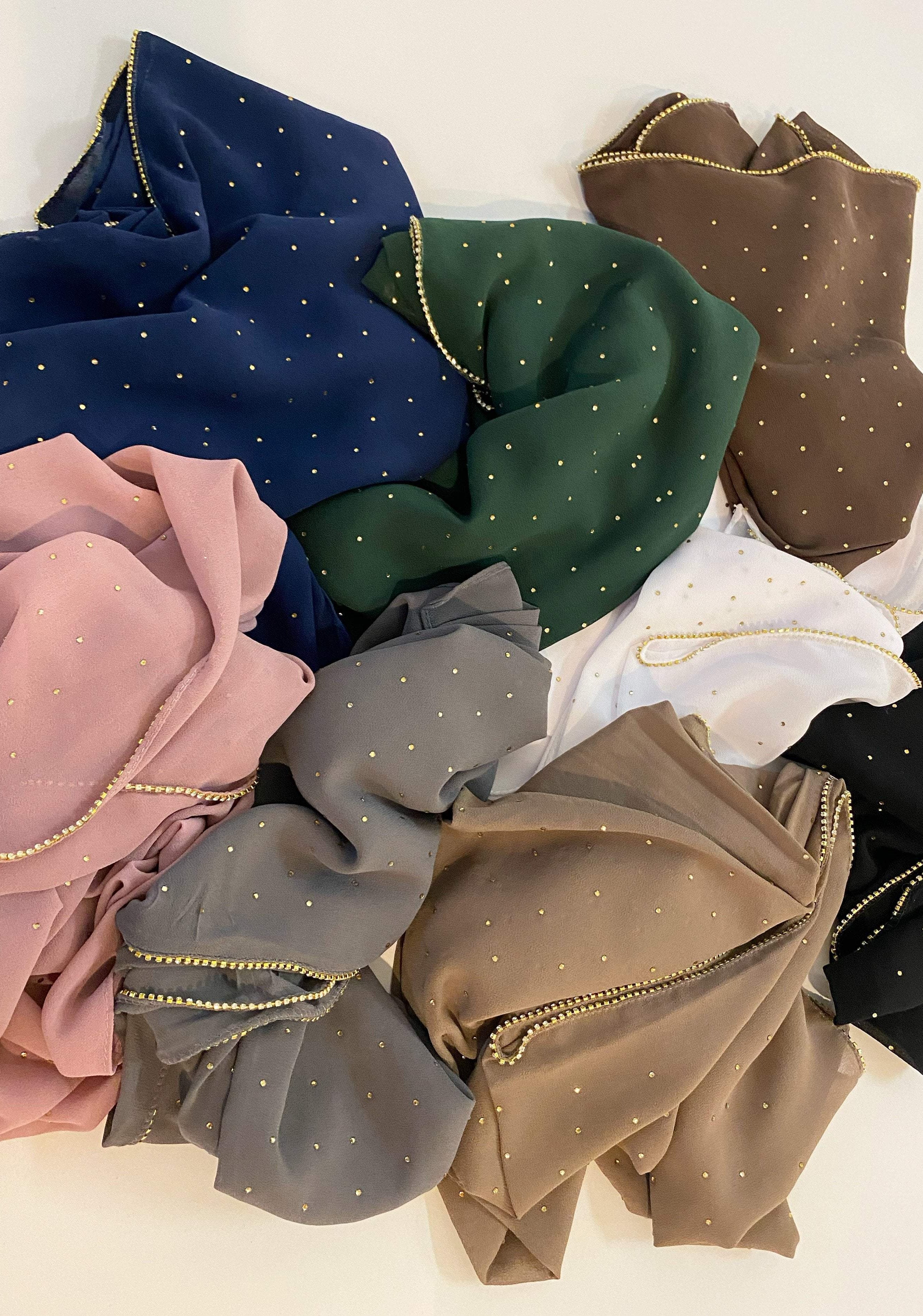 Glamour chiffon hijab Kabayare