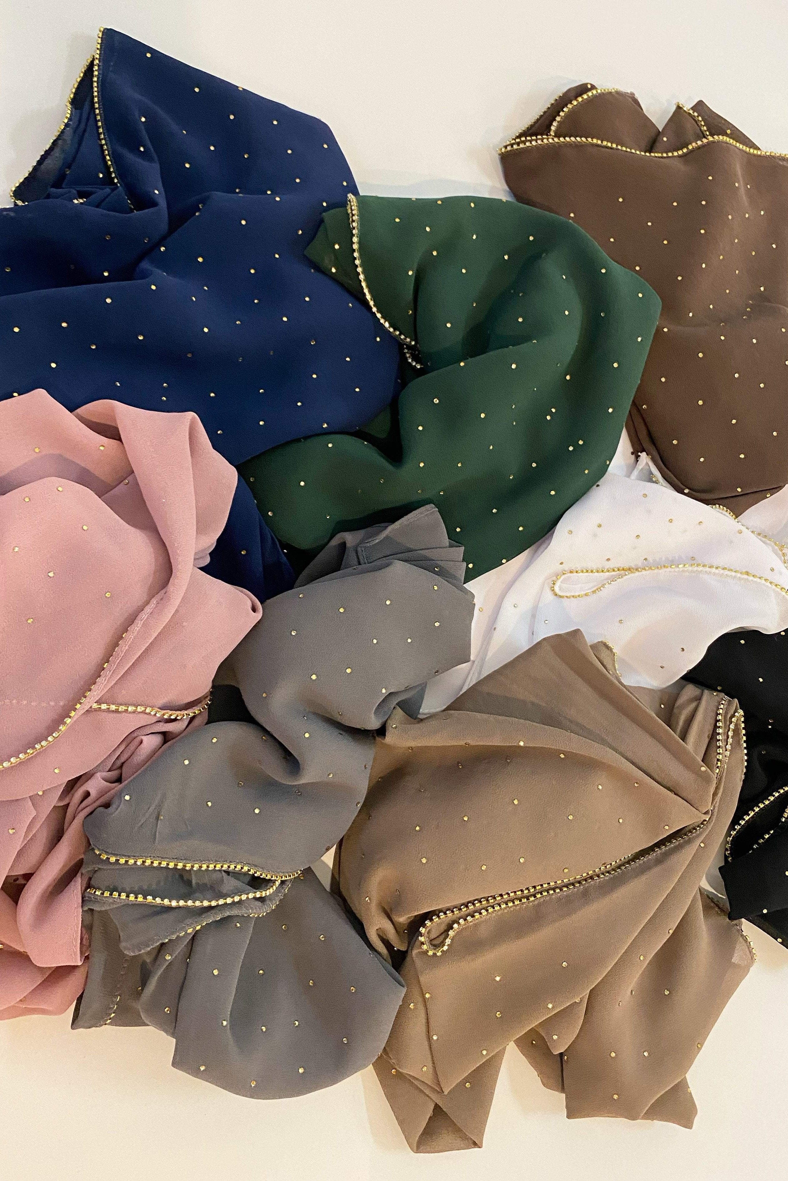 Glamour chiffon hijab Kabayare