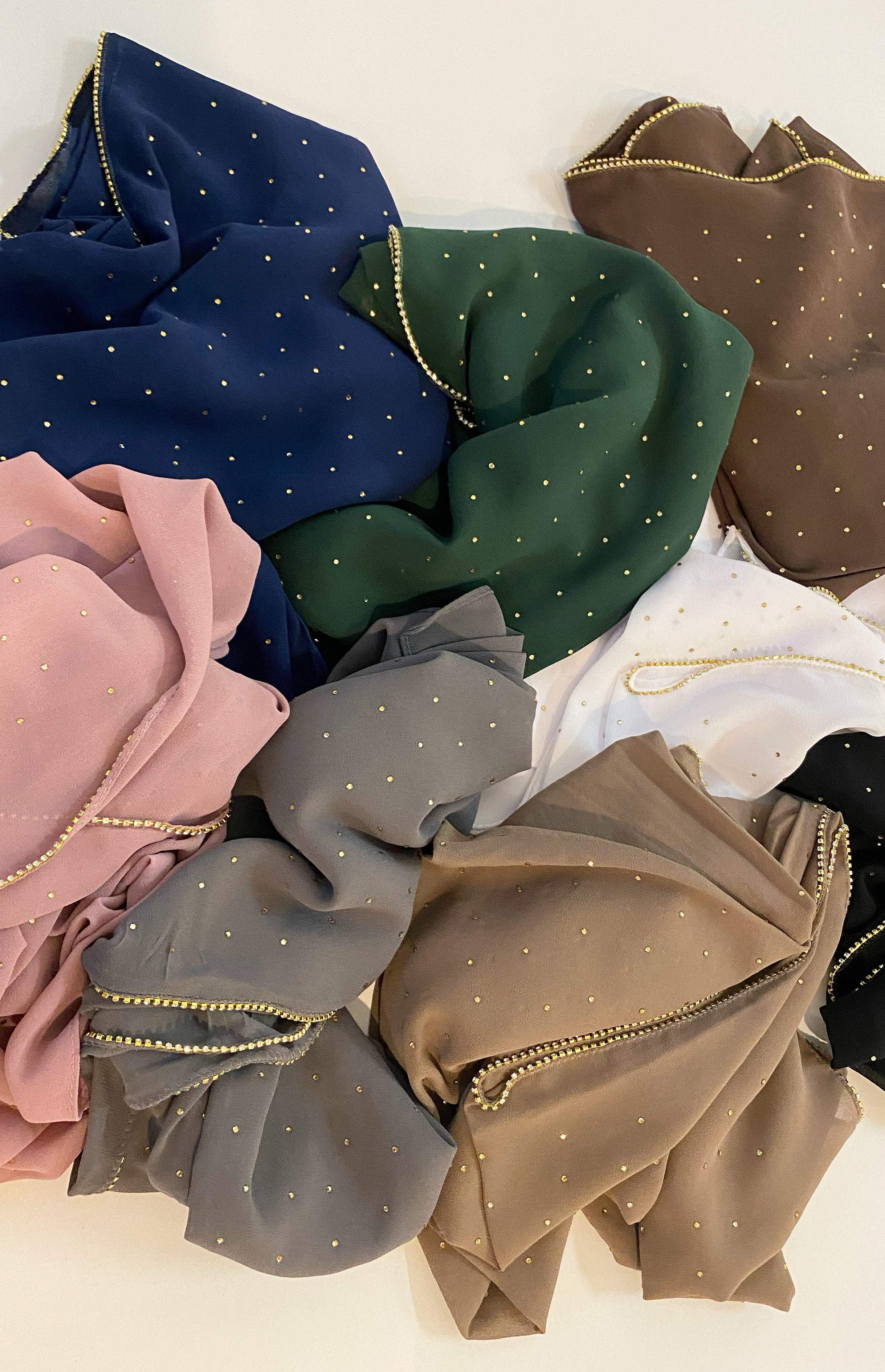 Glamour chiffon hijab Kabayare