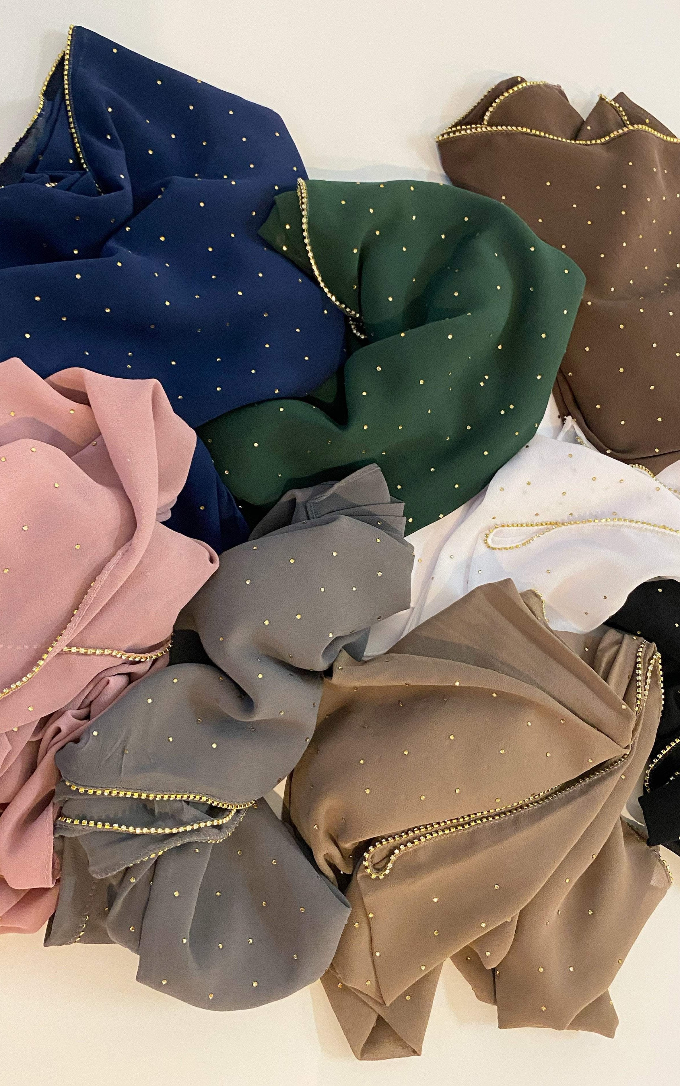 Glamour chiffon hijab Kabayare