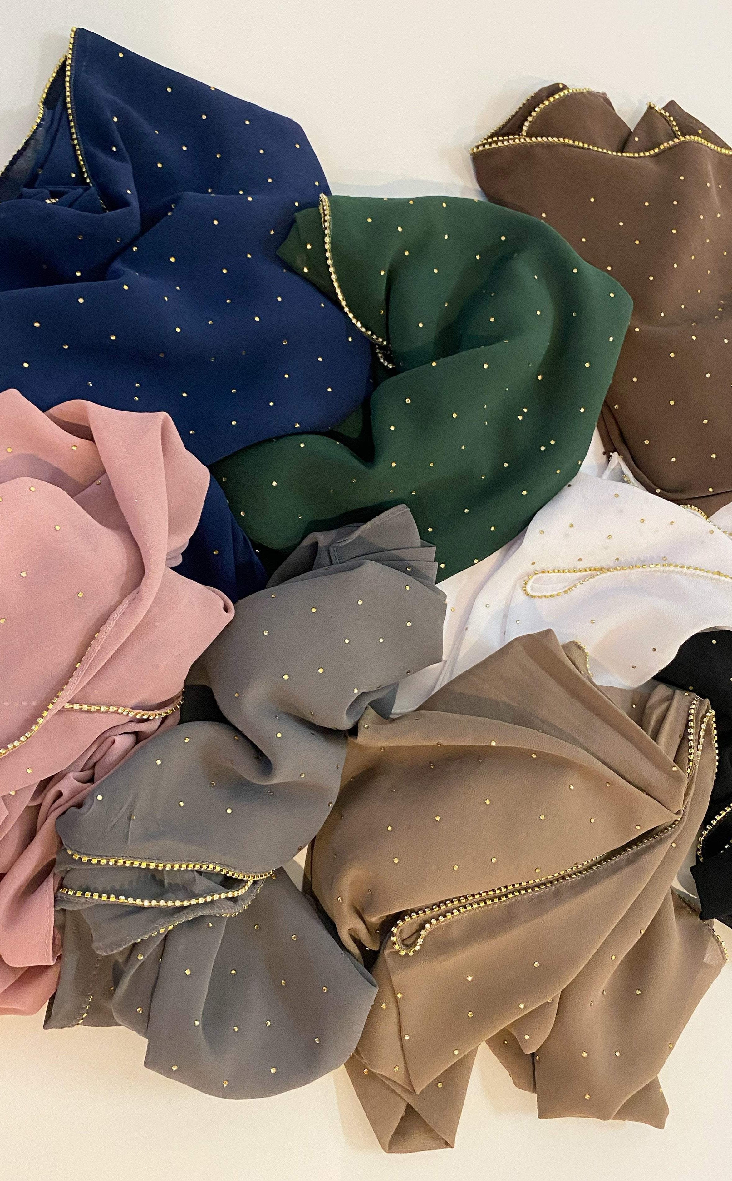 Glamour chiffon hijab Kabayare