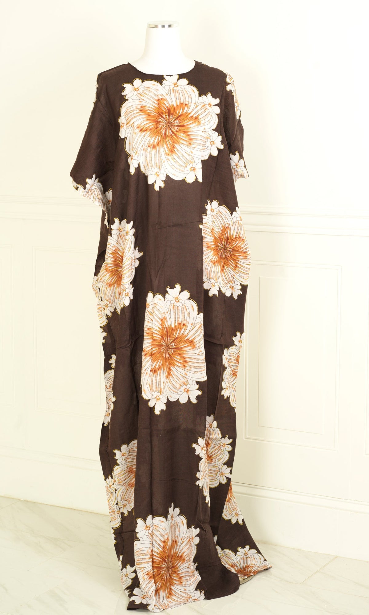 glitter floral print bati dress KF