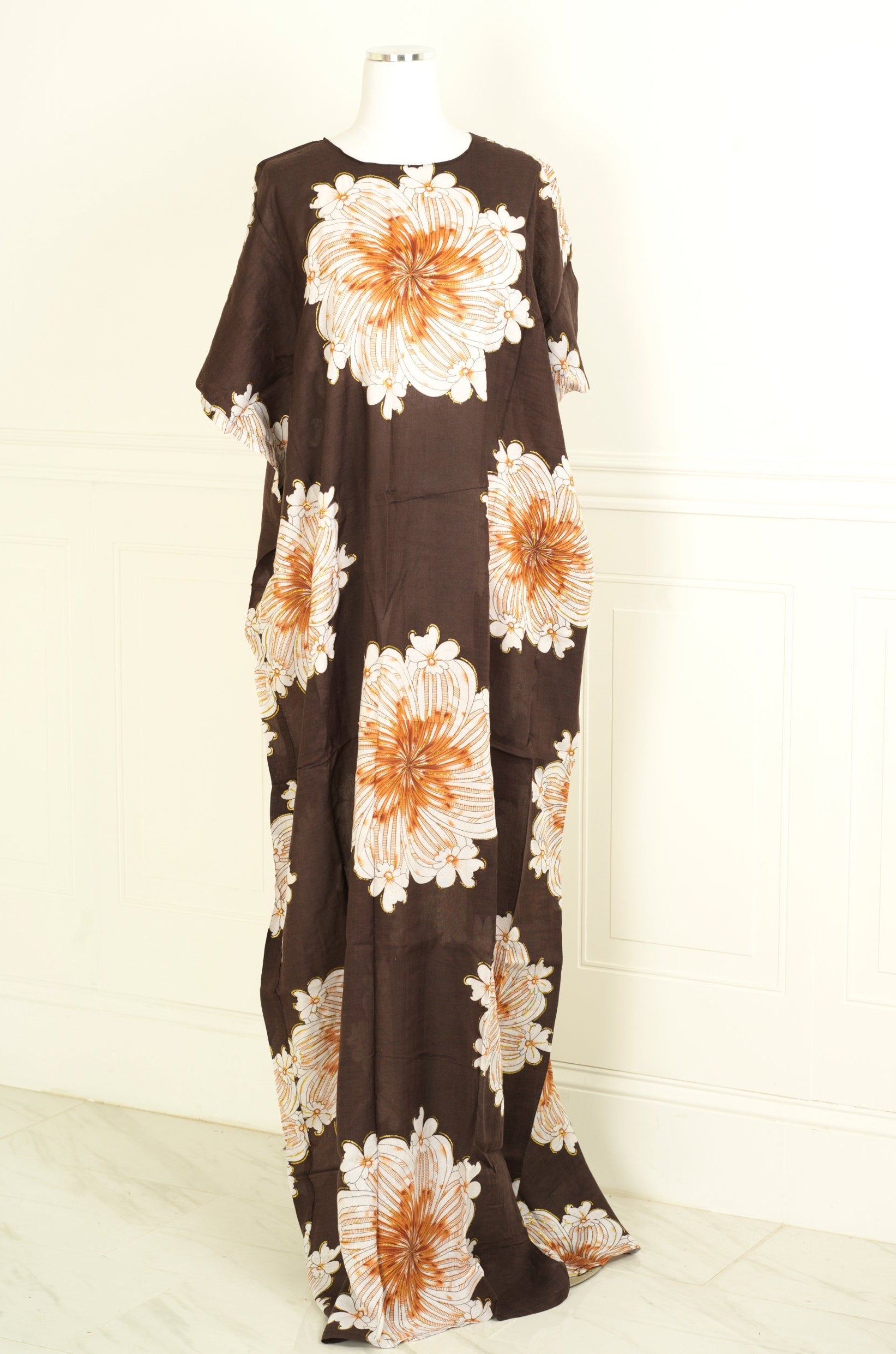 glitter floral print bati dress KF