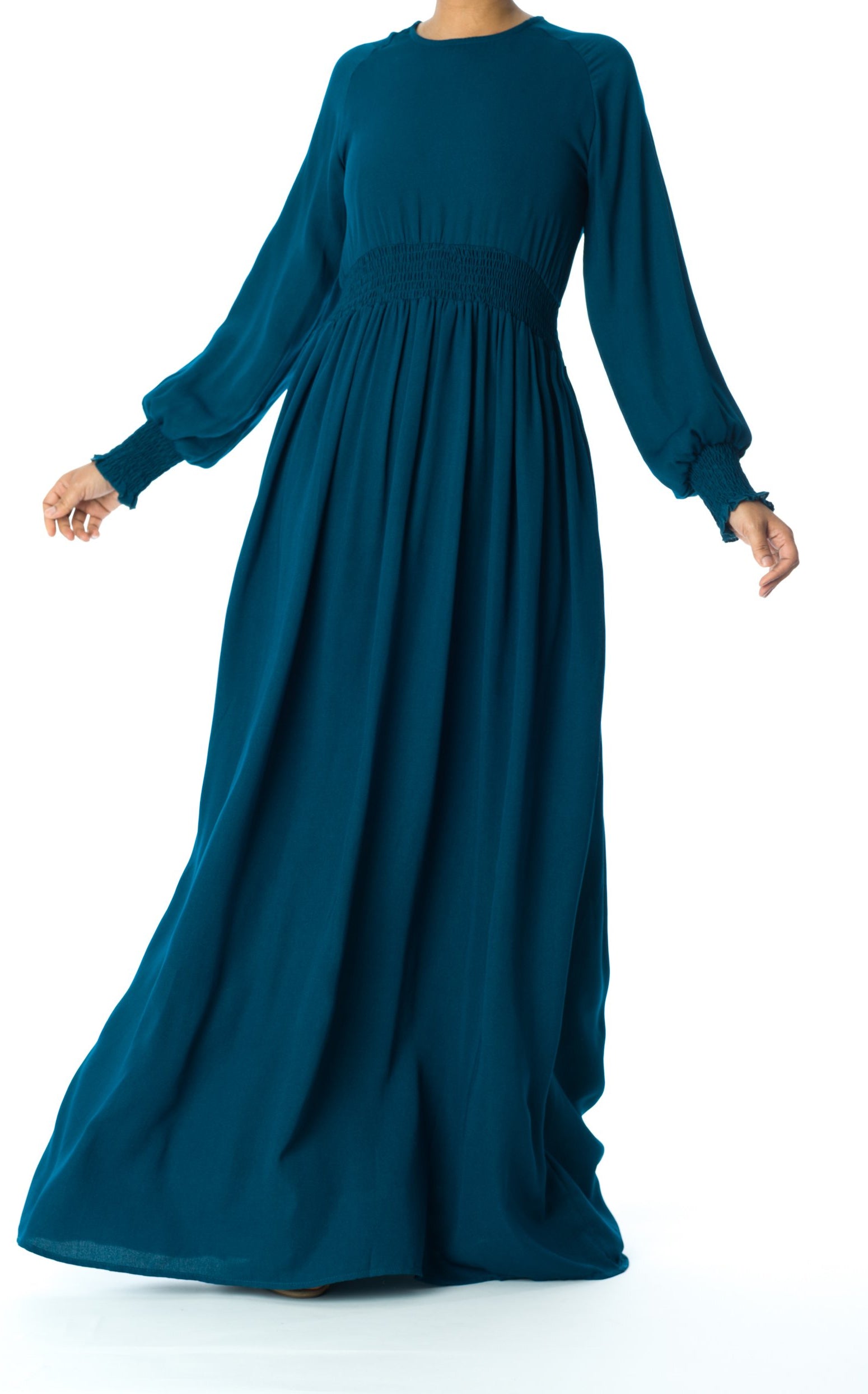 Glorious Ruched Maxi Dress Kabayare