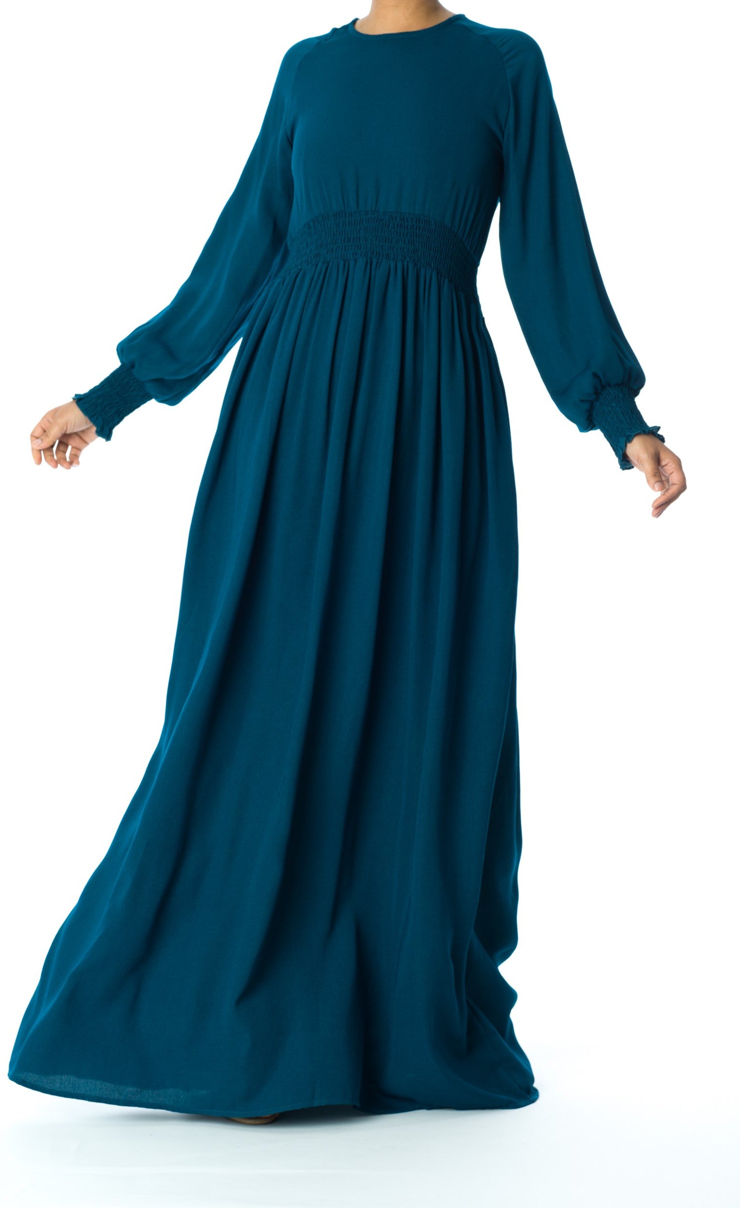 Glorious Ruched Maxi Dress Kabayare