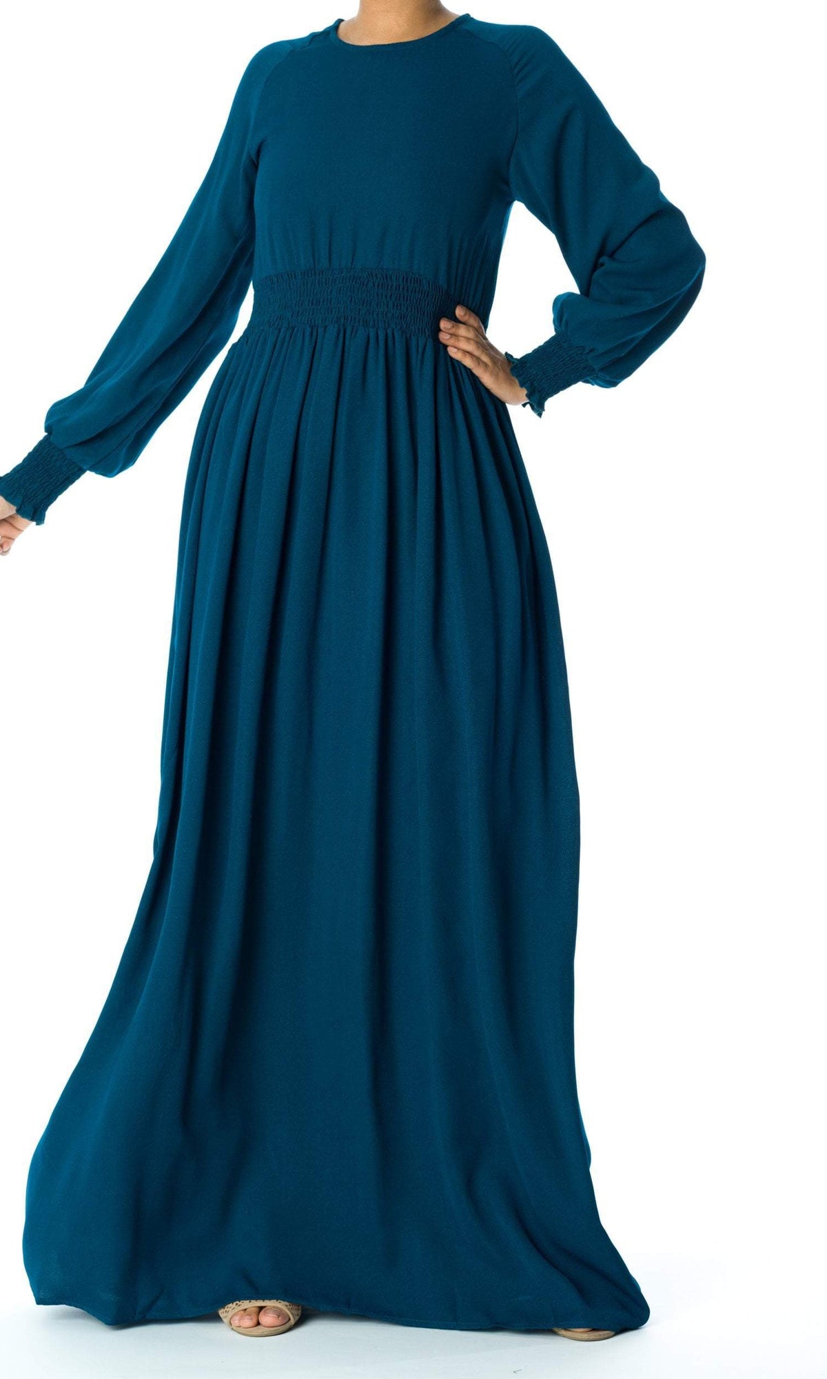 Glorious Ruched Maxi Dress Kabayare