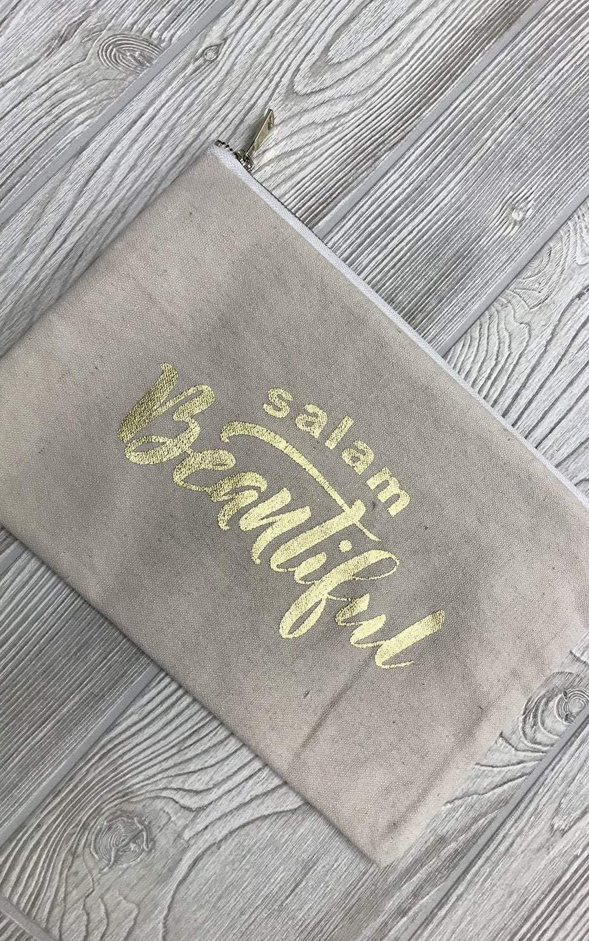 Gold Salam Beautiful Cosmetic Bag Kabayare